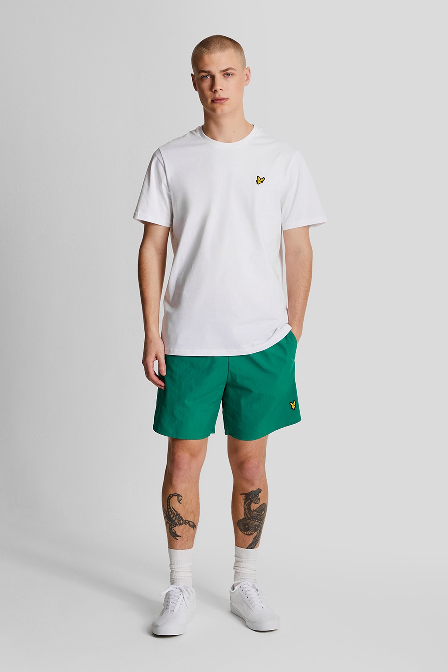 PLAIN SWIMSHORT COURT GREEN 4