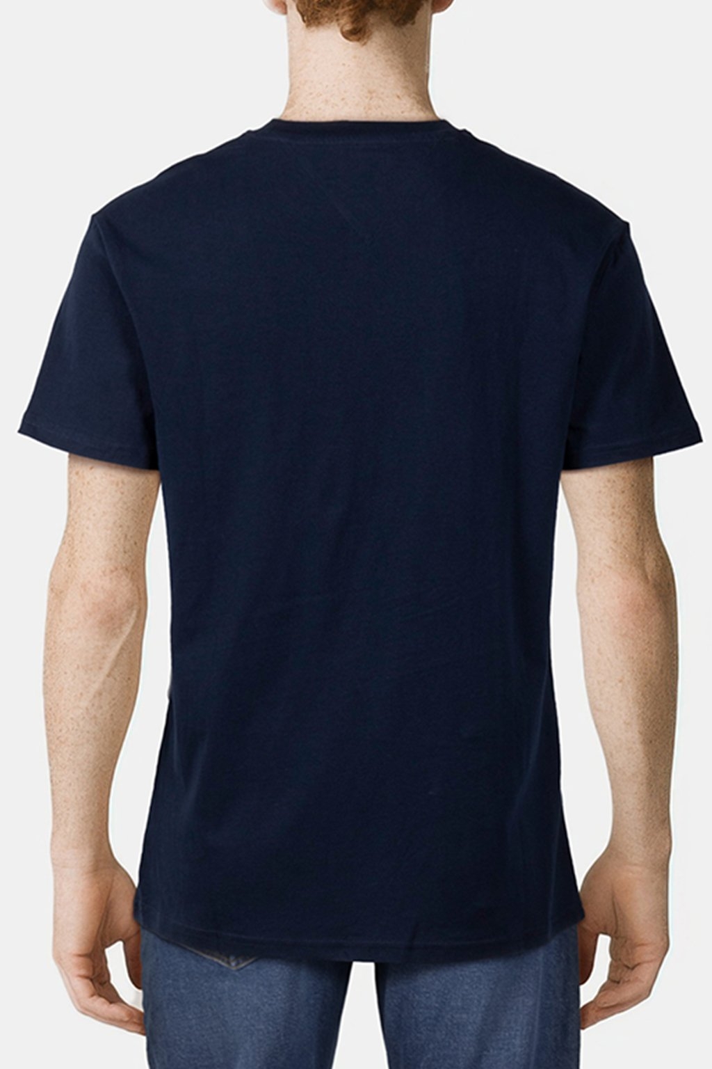 TJM REG TOMMY DNA FLAG TEE SLIM FIT T-SHIRT DARK NIGHT NAVY 2