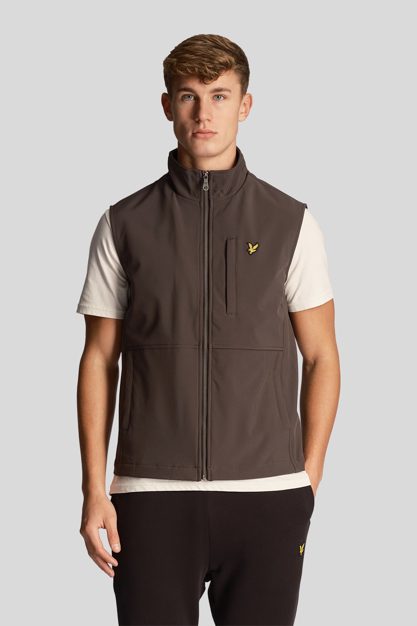 SOFTSHELL GILET GUNMETAL 1