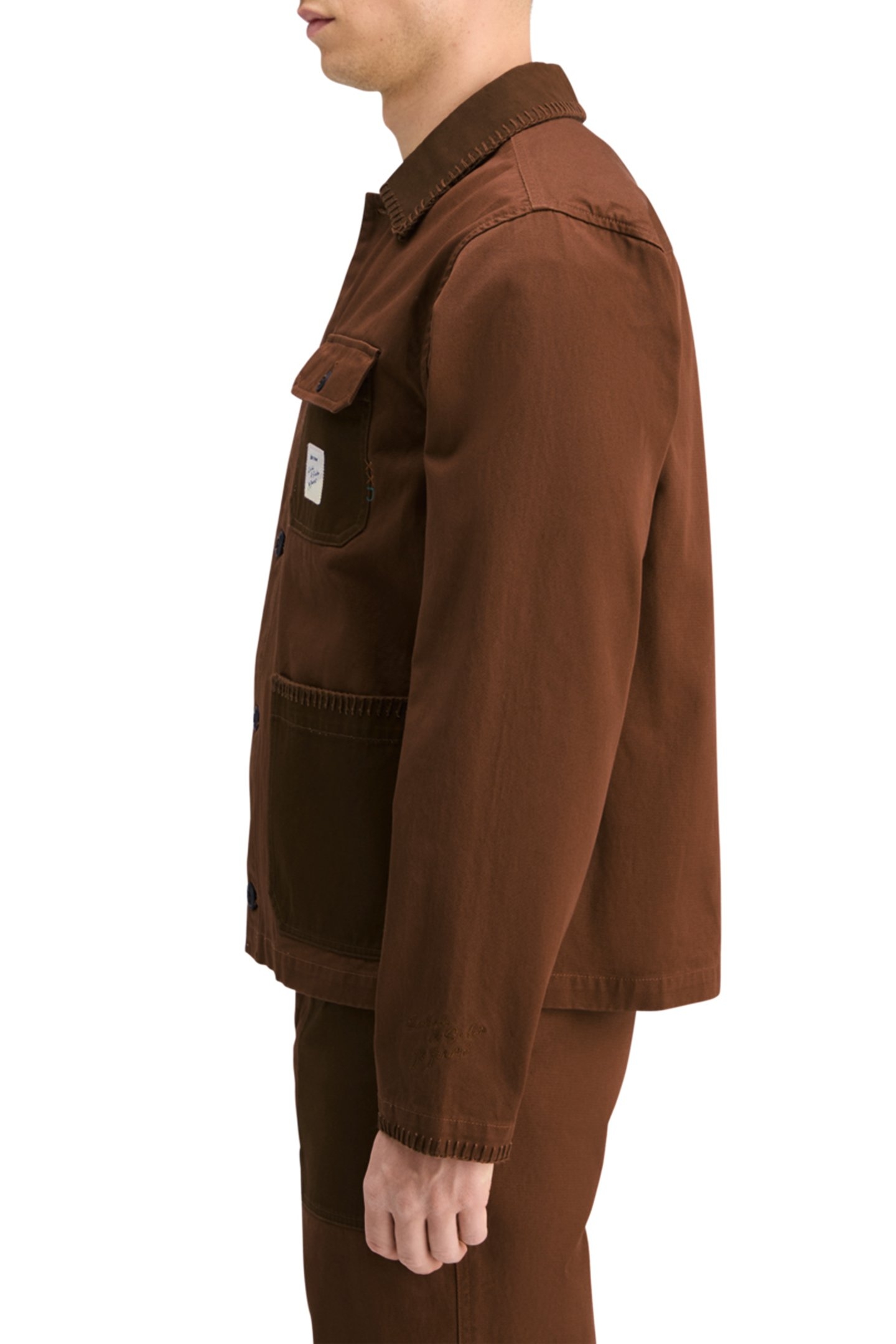 JOE JONAS X SCOTCH SODA TWILL WORKER JACKET BISON 7