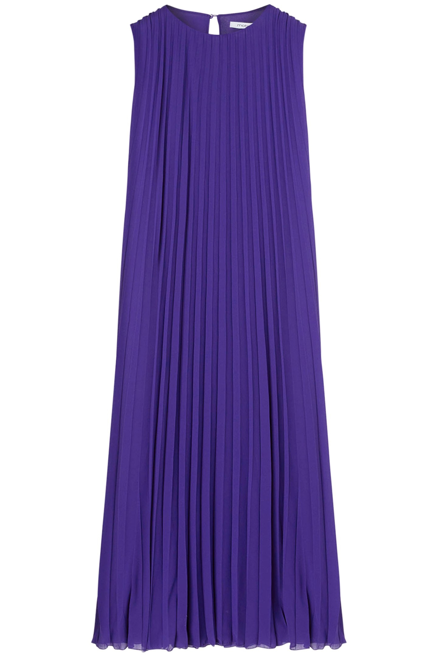 PLEATED MAXI DRESS VIOLET 3