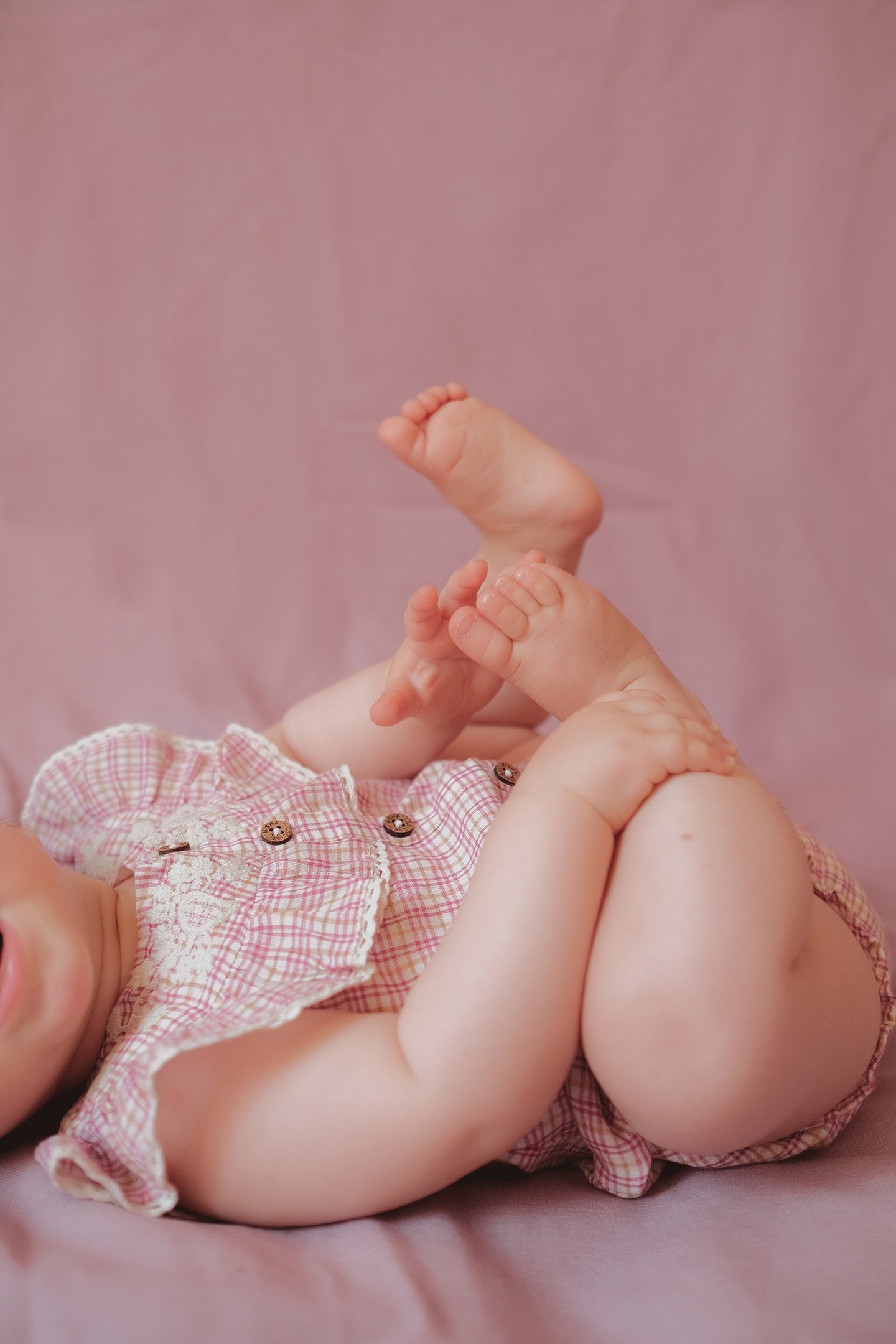 ROMPERS JADE FUCHSIA TARTAN JOY 2