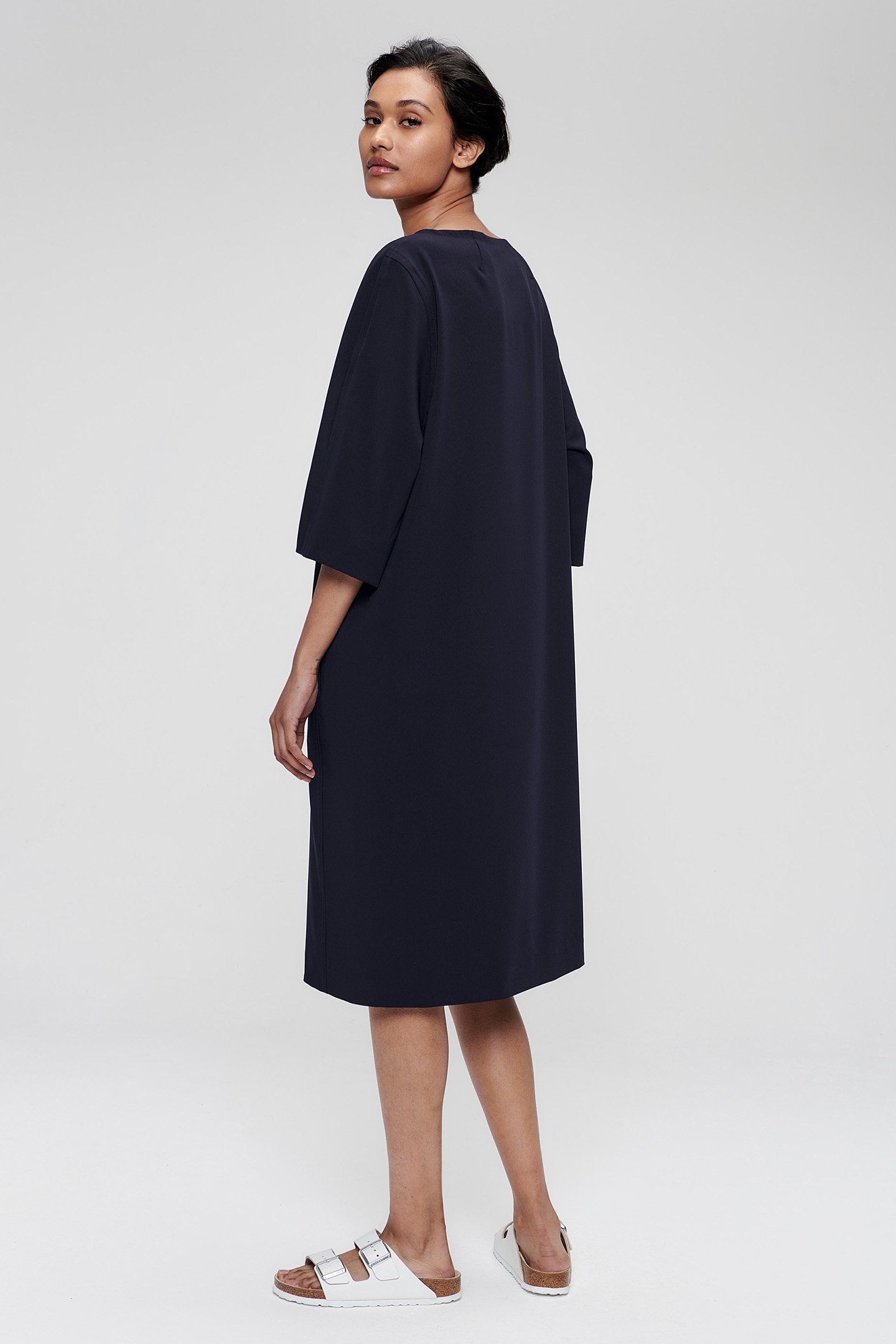 LOOSE SHIFT DRESS INK BLUE 2