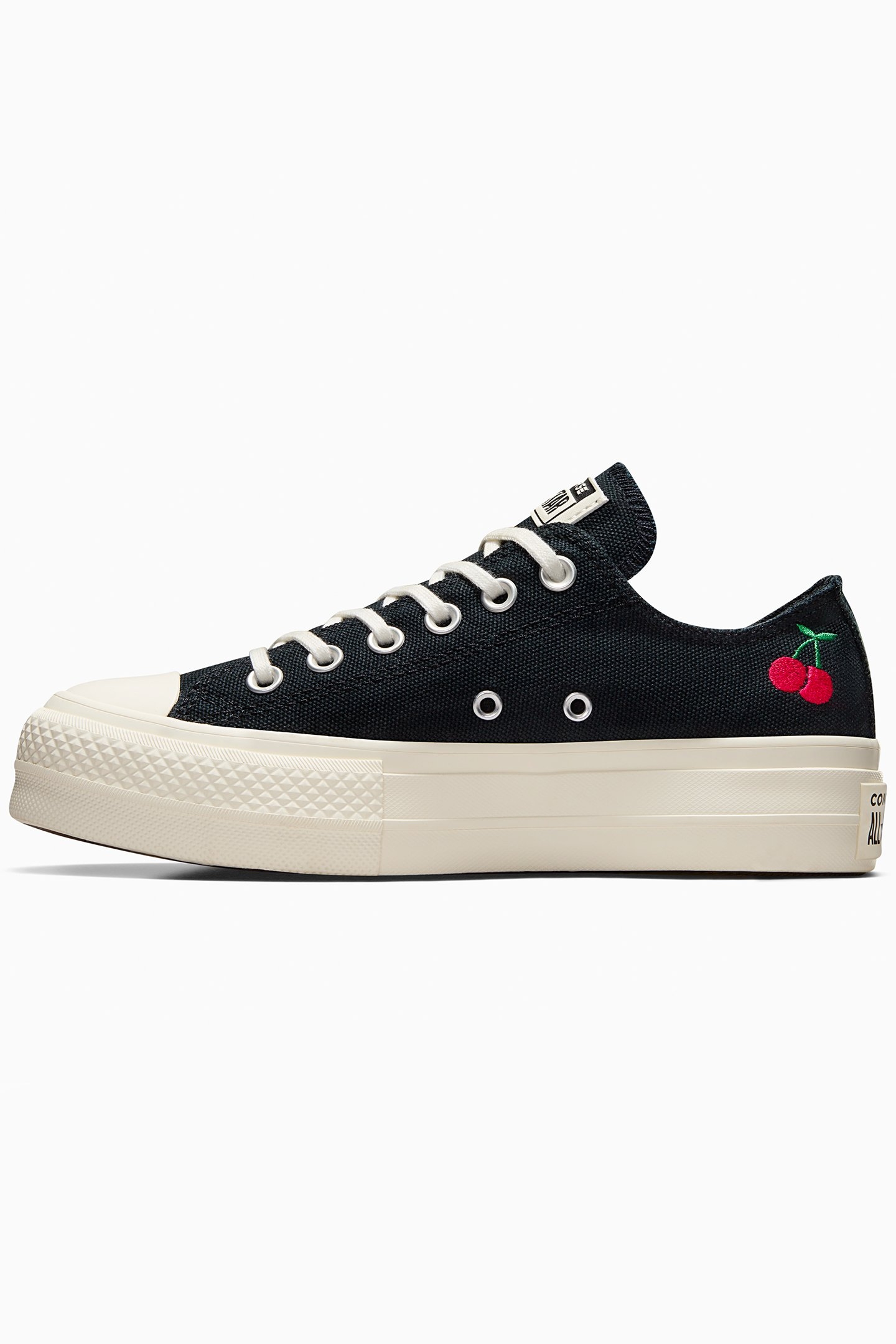 CHUCK TAYLOR ALL STAR LIFT PLATFORM CHERRIES BLACK/EGRET/RED 5