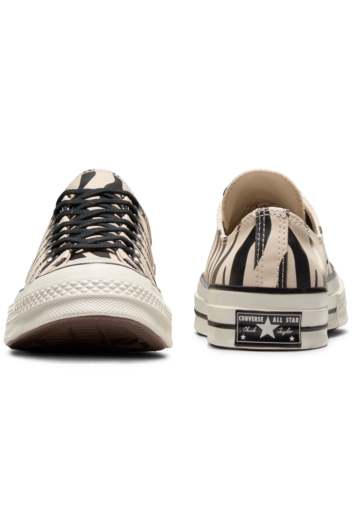 CHUCK 70 GLOW-IN-THE-DARK ZEBRA PRINT LIGHT DUNE/BLACK/EGRET 4