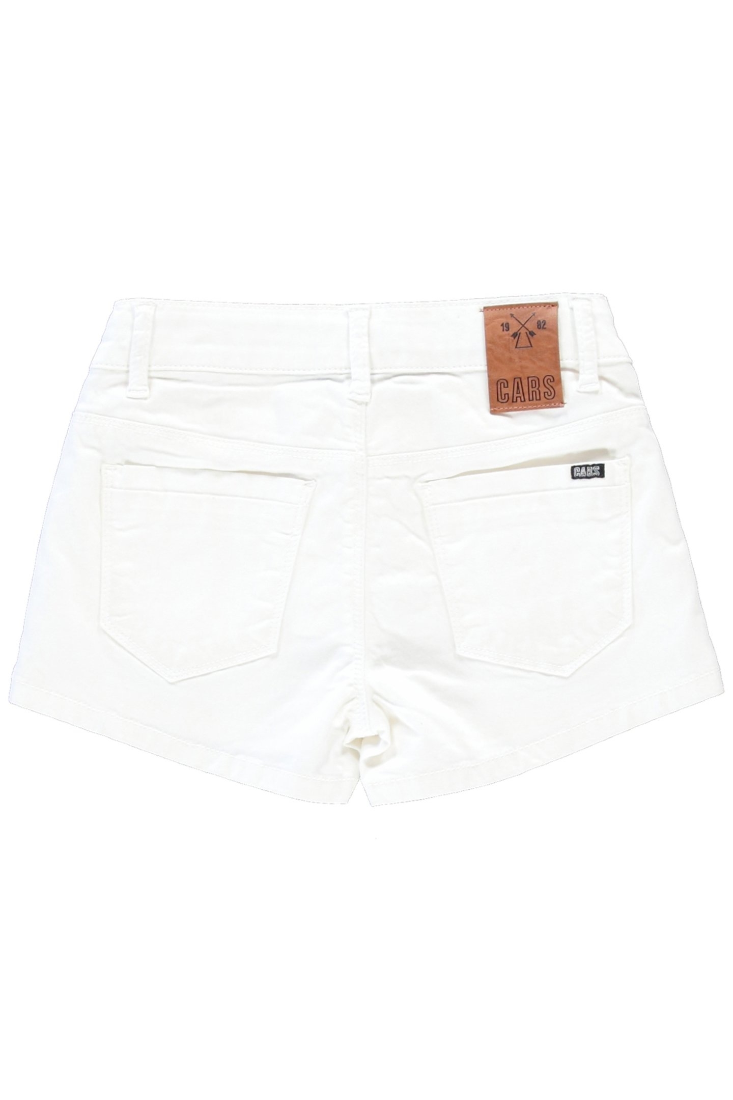 GIRLS KIDS IONI SHORT WHITE 2