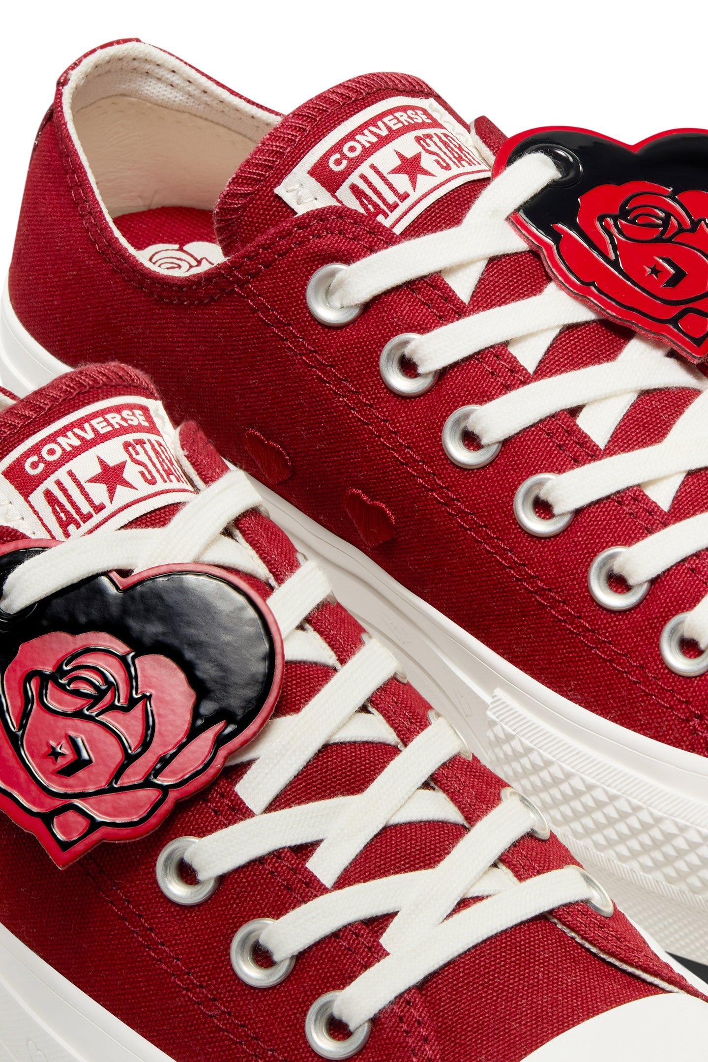 CHUCK TAYLOR ALL STAR LIFT PLATFORM HEARTS PARK RED/VINTAGE 6