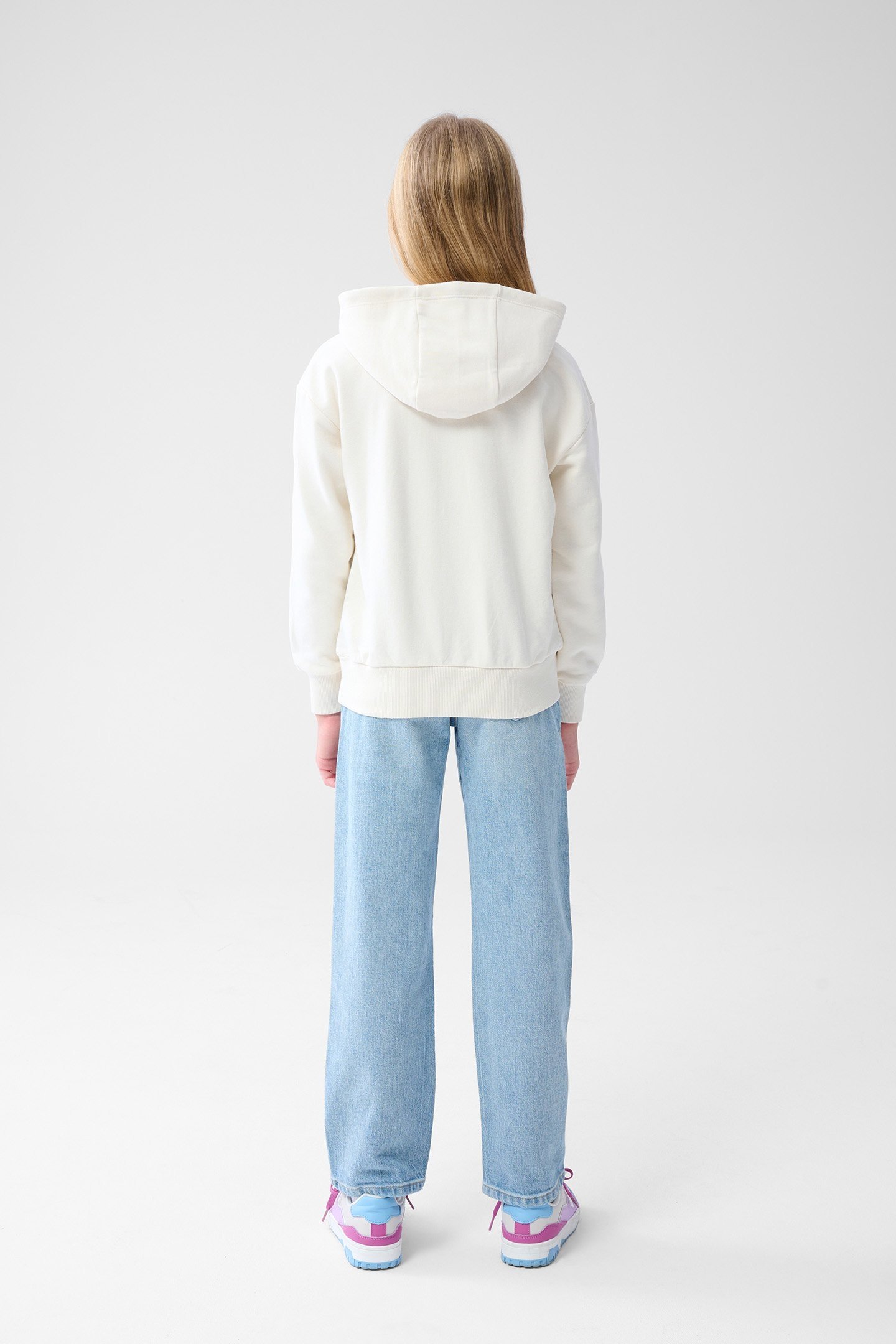 GIRLS GBM-SBARIZONA HOODIE OFFWHITE 3