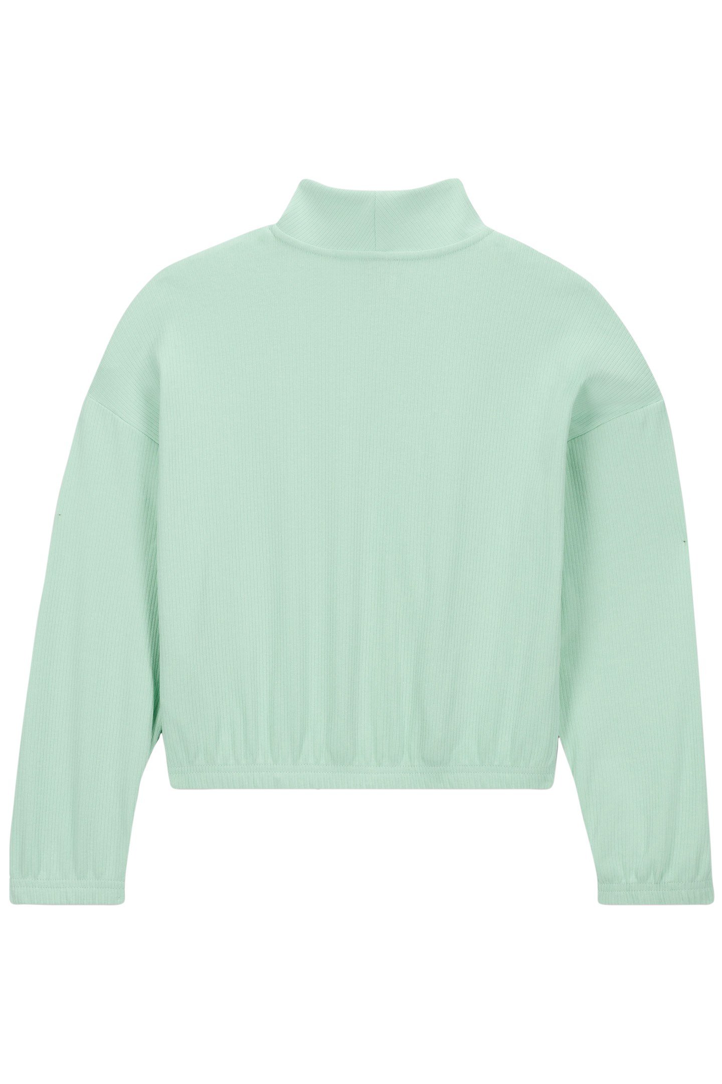 RIBBED FULL-ZIP JACKET STICKY ALOE 2