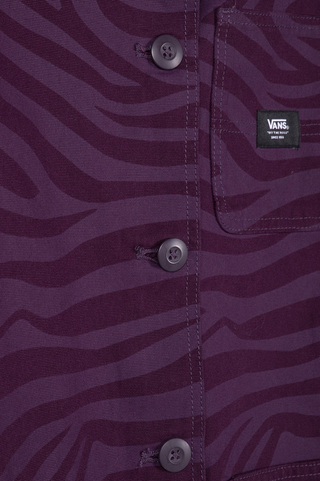 DRILL II CHORE PRINT JACKET BLACKBERRY WINE 4