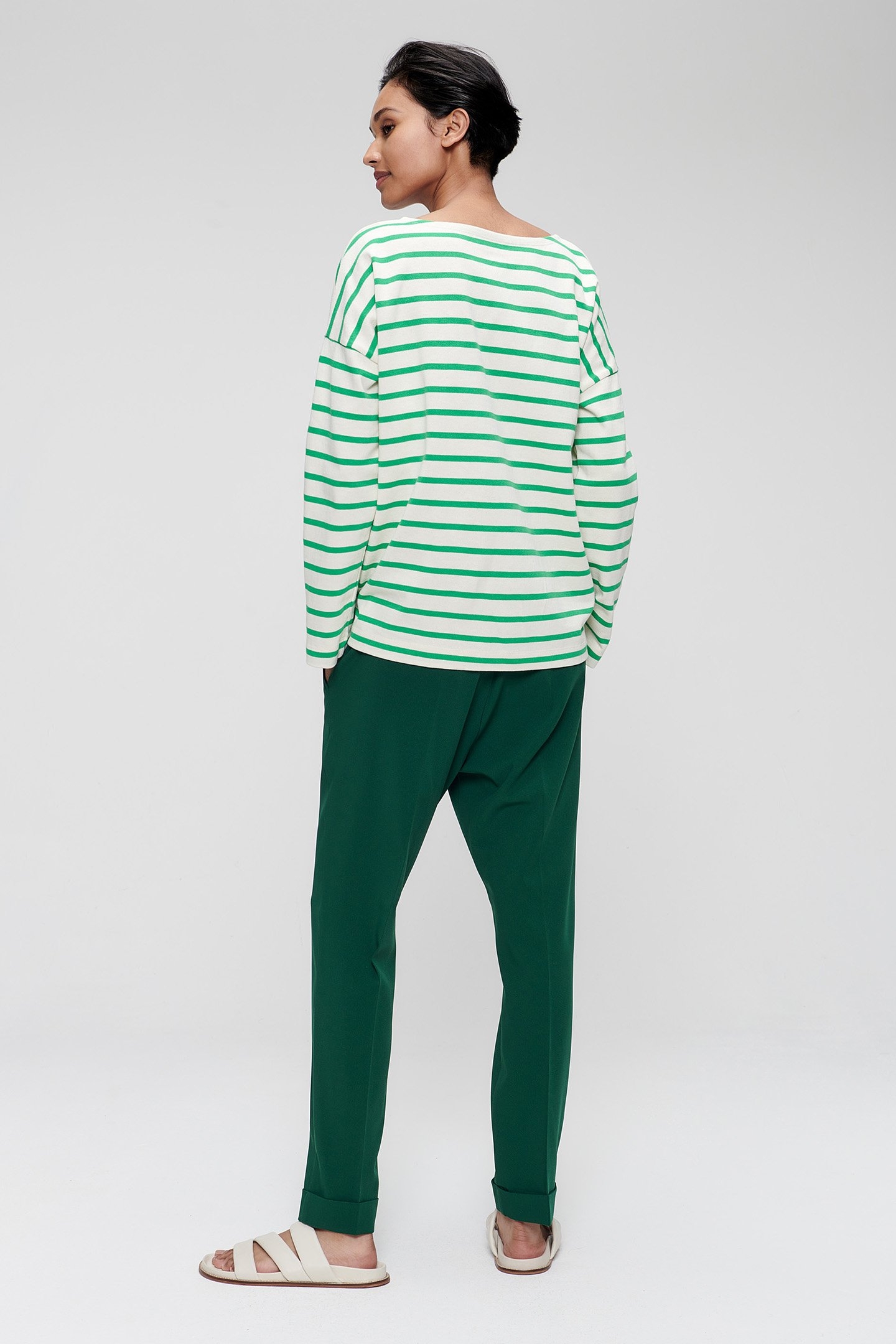 RELAXED CHINO PANTS SPRING GREEN 2