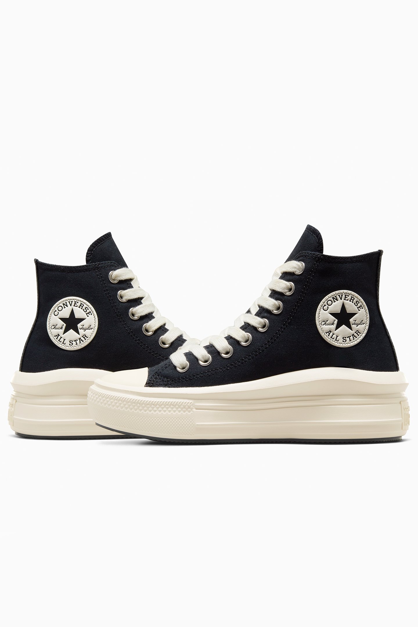 CHUCK TAYLOR ALL STAR MOVE PLATFORM LARGE STAR BLACK/NATURAL 6