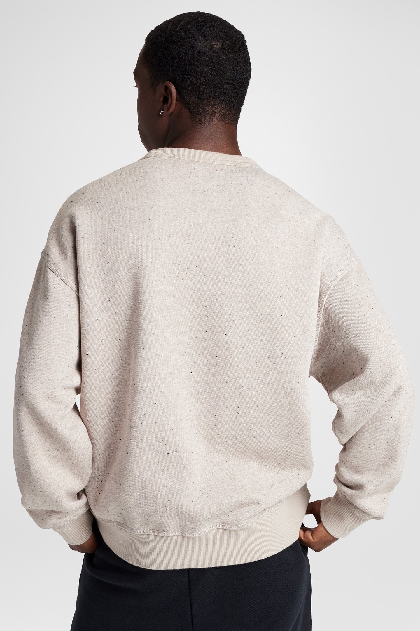 CONVERSE GO-TO GOLD STANDARD NEPPED CREW NECK PAPYRUS 2