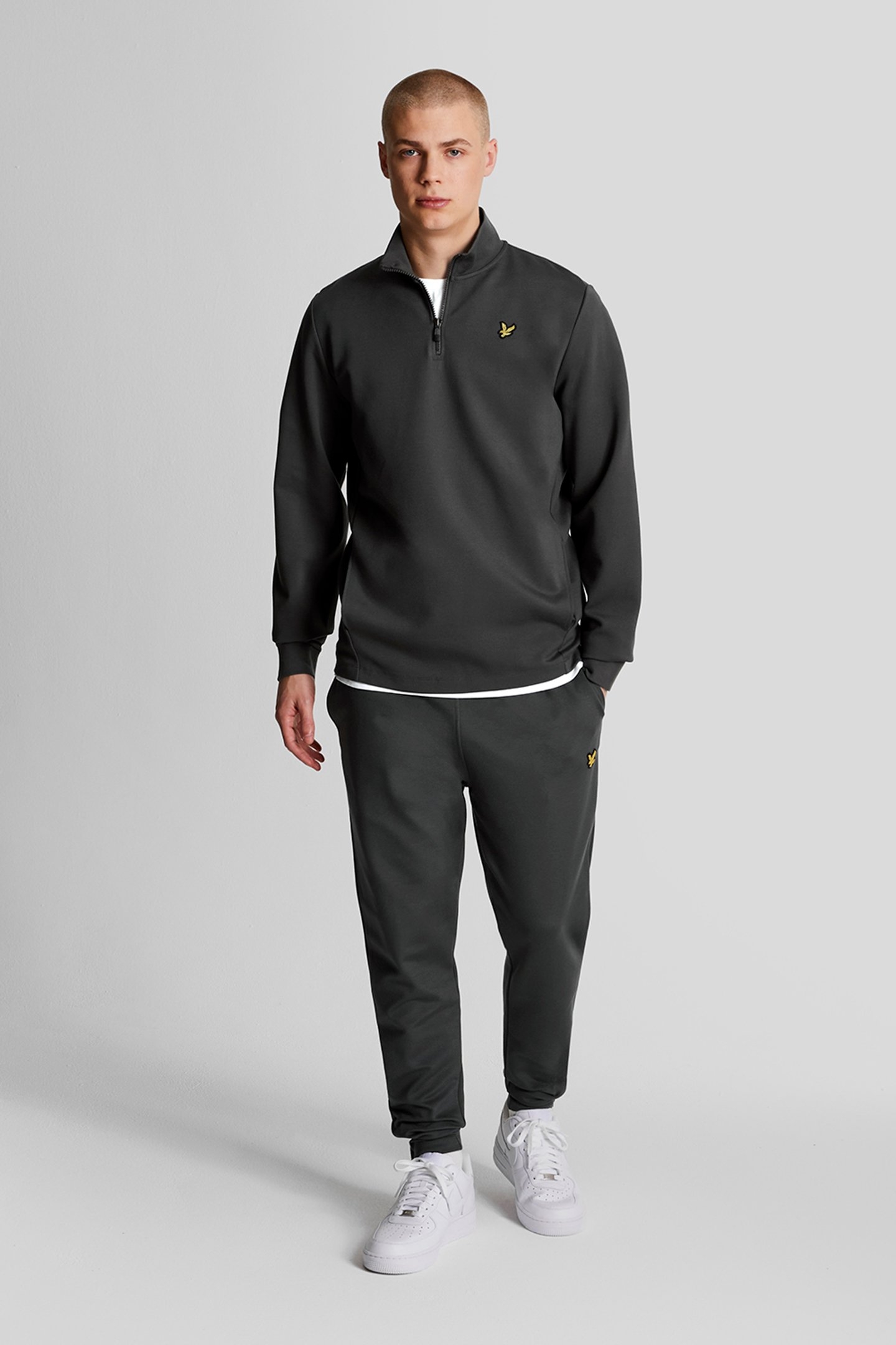 FLY FLEECE QUARTER ZIP GRAPHITE 3