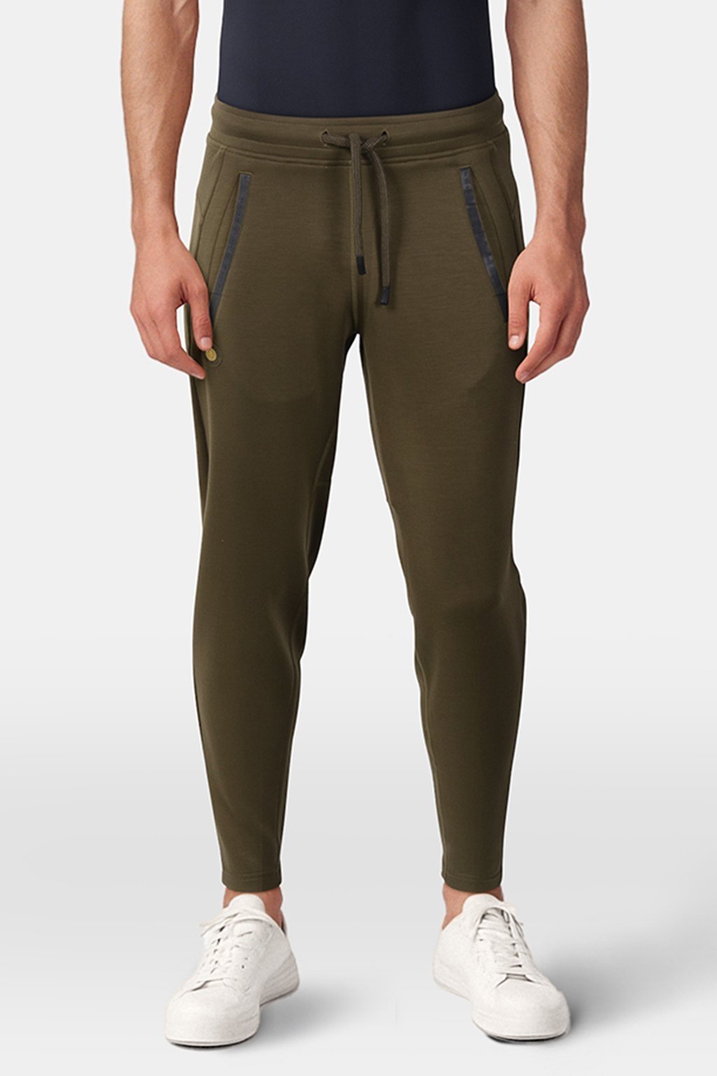 ERIC - MEN'S FUNCTIONAL TRACK PANTS OLIVE 1