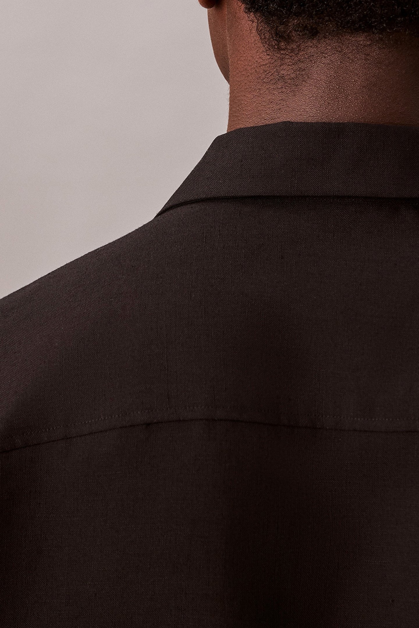 SS TRAVELER LINEN SHIRT BLACK 5