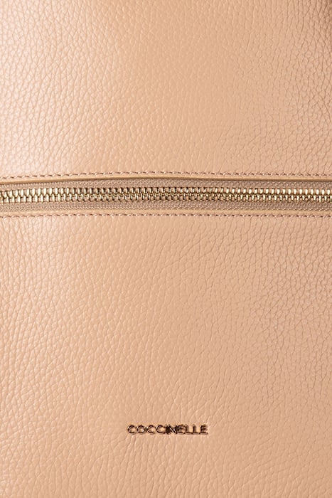 LEATHER BACKPACK IN BEIGE 5