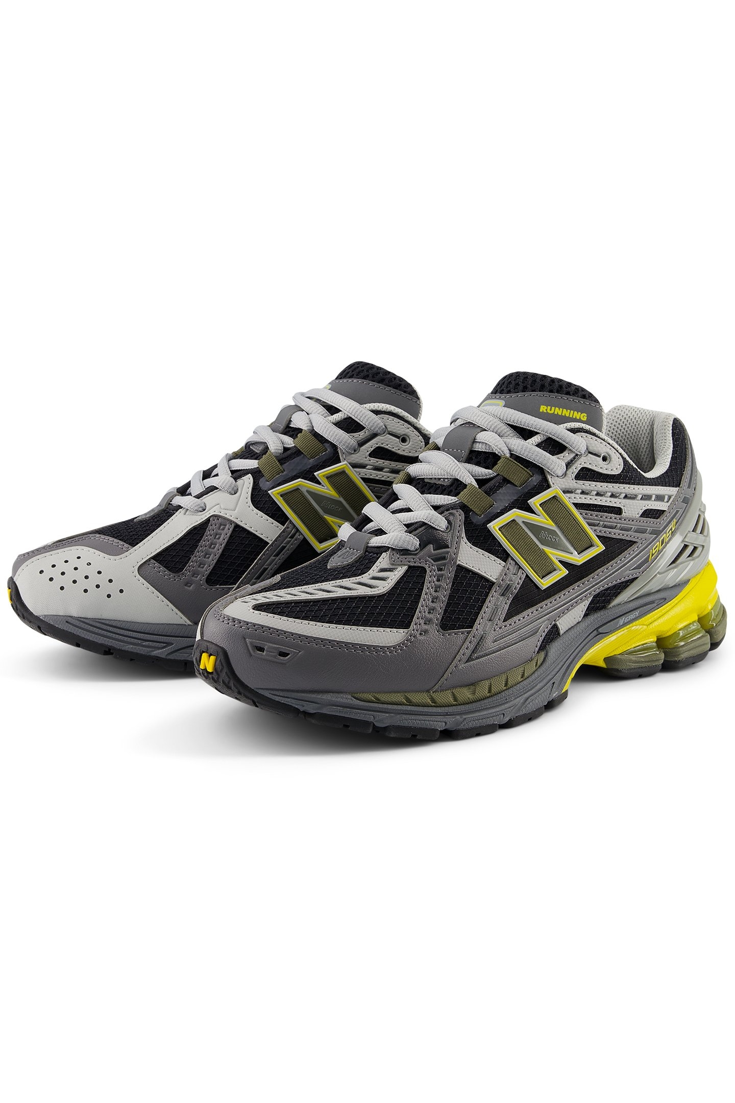 M1906NA SNEAKERS IN CASTLEROCK GREY & YELLOW 2