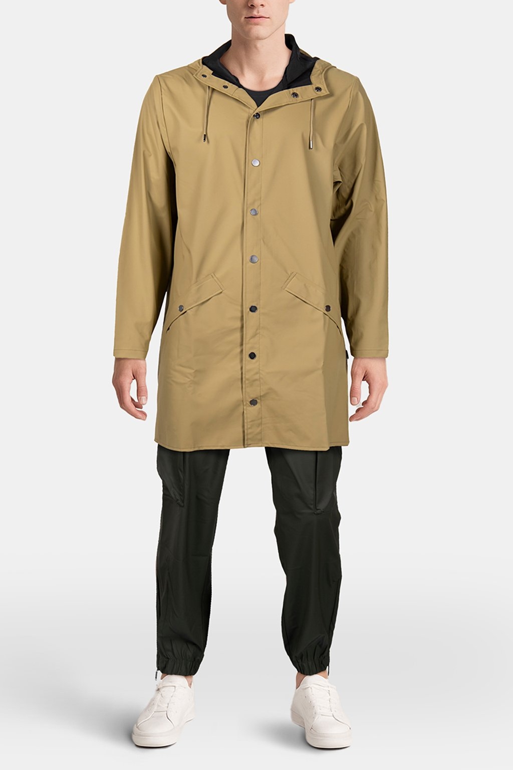 LONG JACKET W3 KHAKI UNISEX 2
