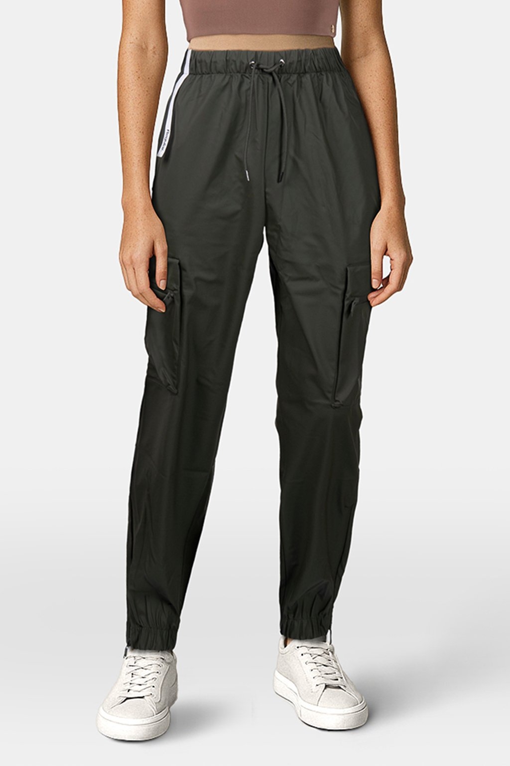 CARGO RAIN PANTS REGULAR W3 GREEN UNISEX 1