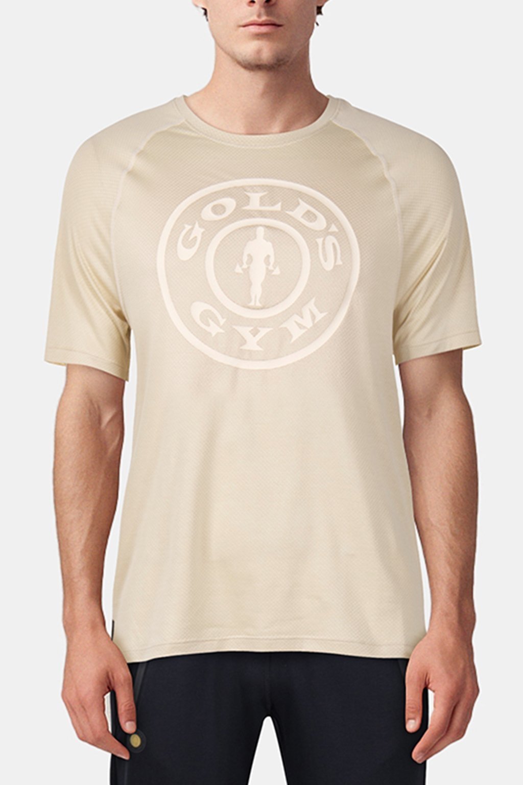 KURT - MEN'S LOOSE-FIT TRAINING T-SHIRT CREME 1