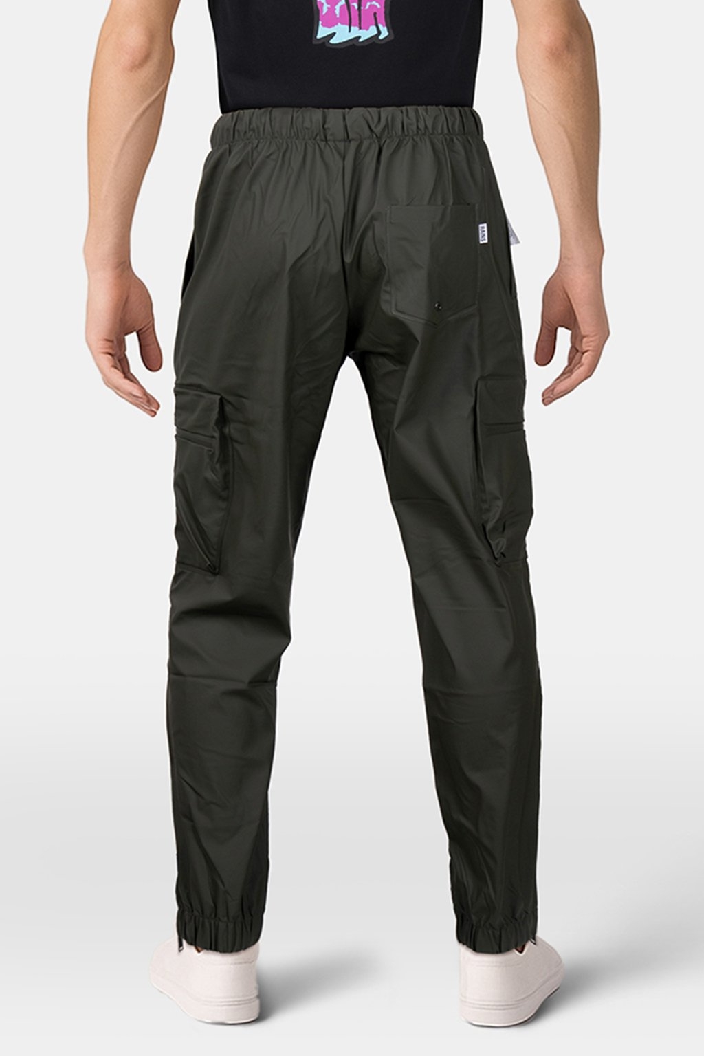 CARGO RAIN PANTS REGULAR W3 GREEN UNISEX 4