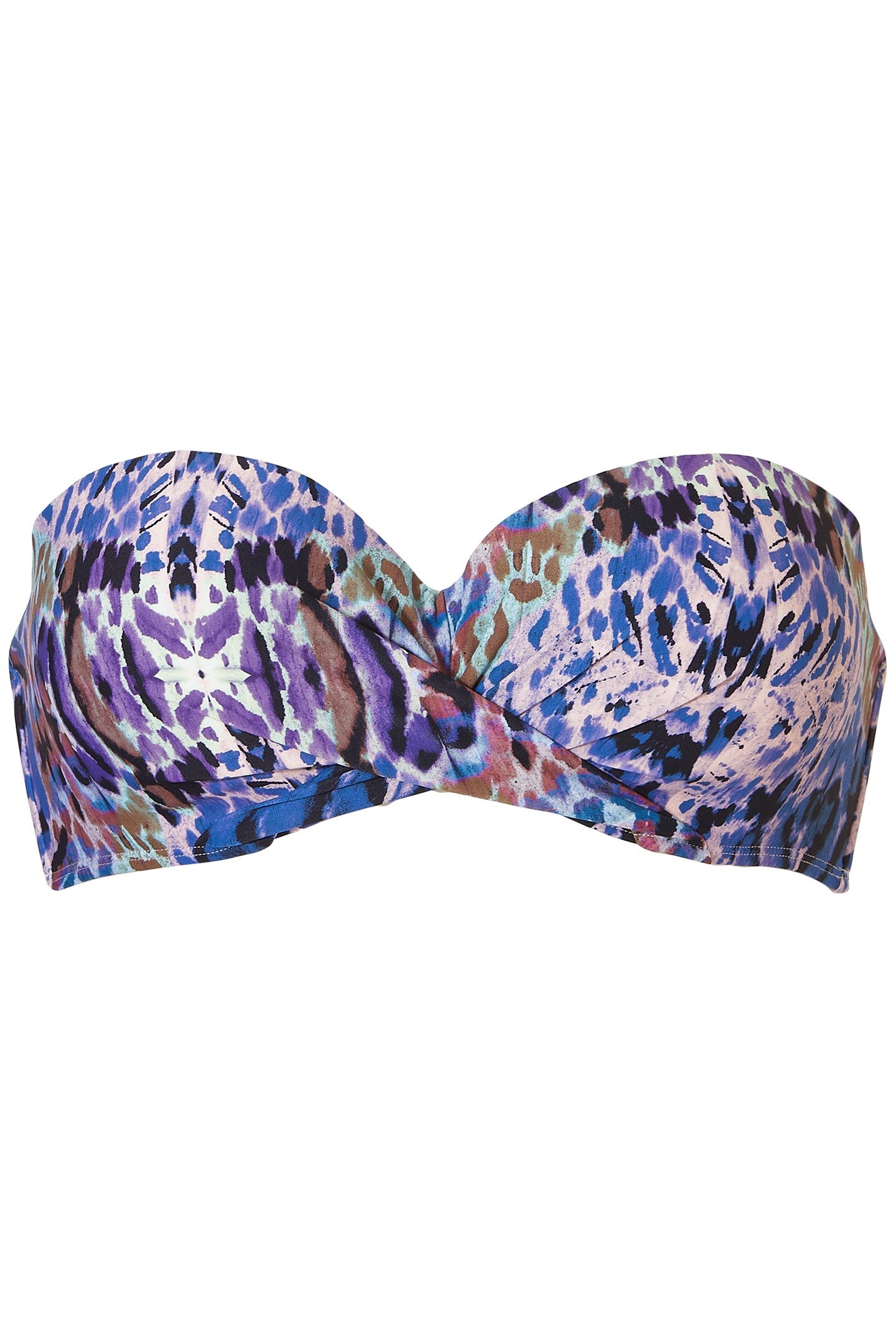 SW BRA TSHIRT BANDEAU BRITT ZANZIBAR BLUE/PINK 3