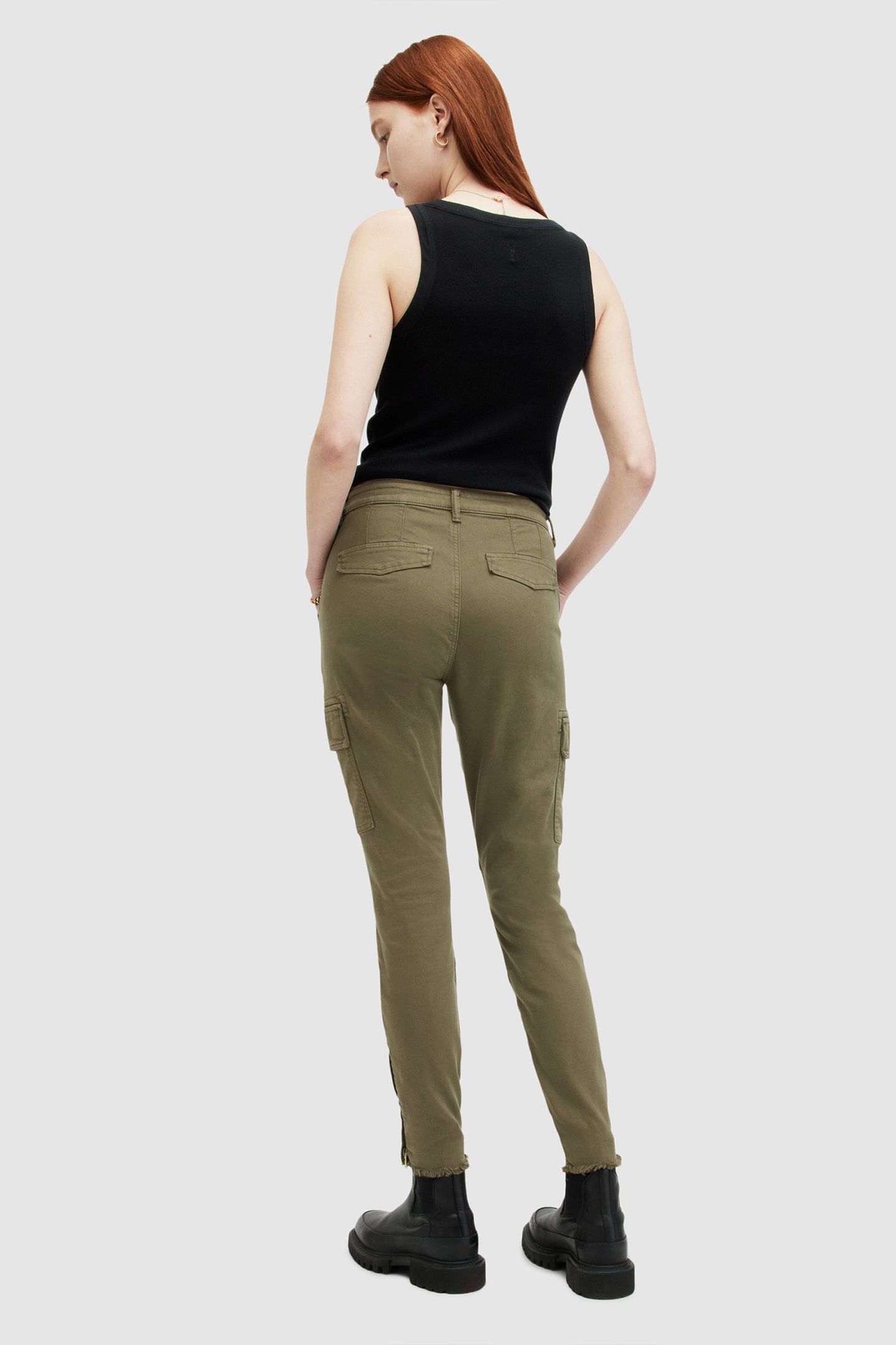 DURAN SKINNY CARGO KHAKI GREEN 3