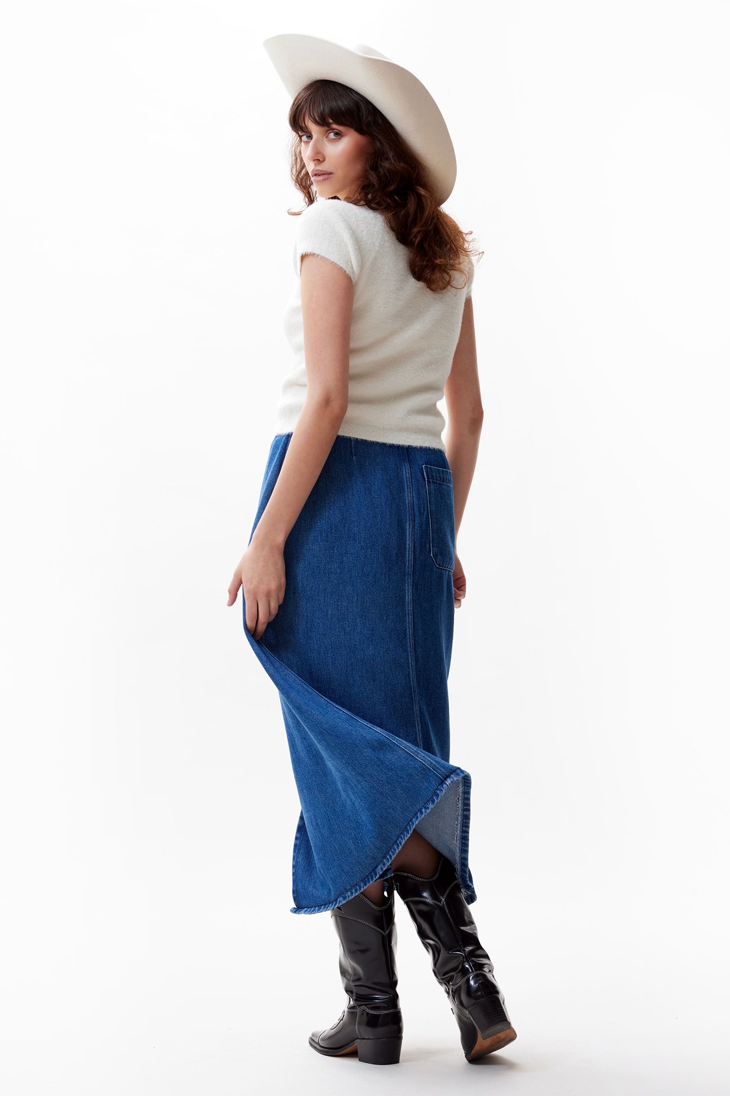 FUZZY SHORTSLEEVE KNIT OFF WHITE 3