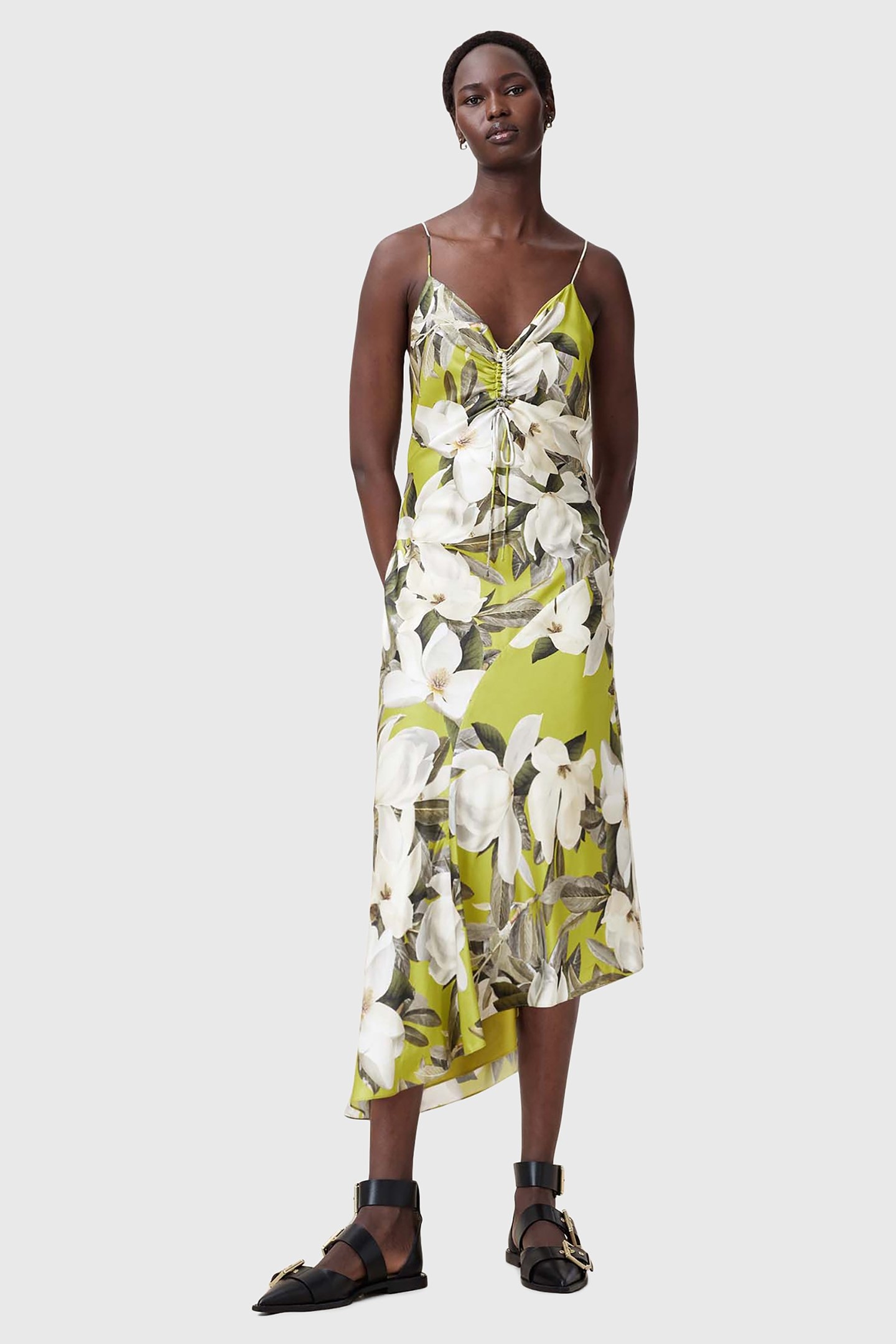 ALEXIA DRESS REVIVE STEM GREEN 1