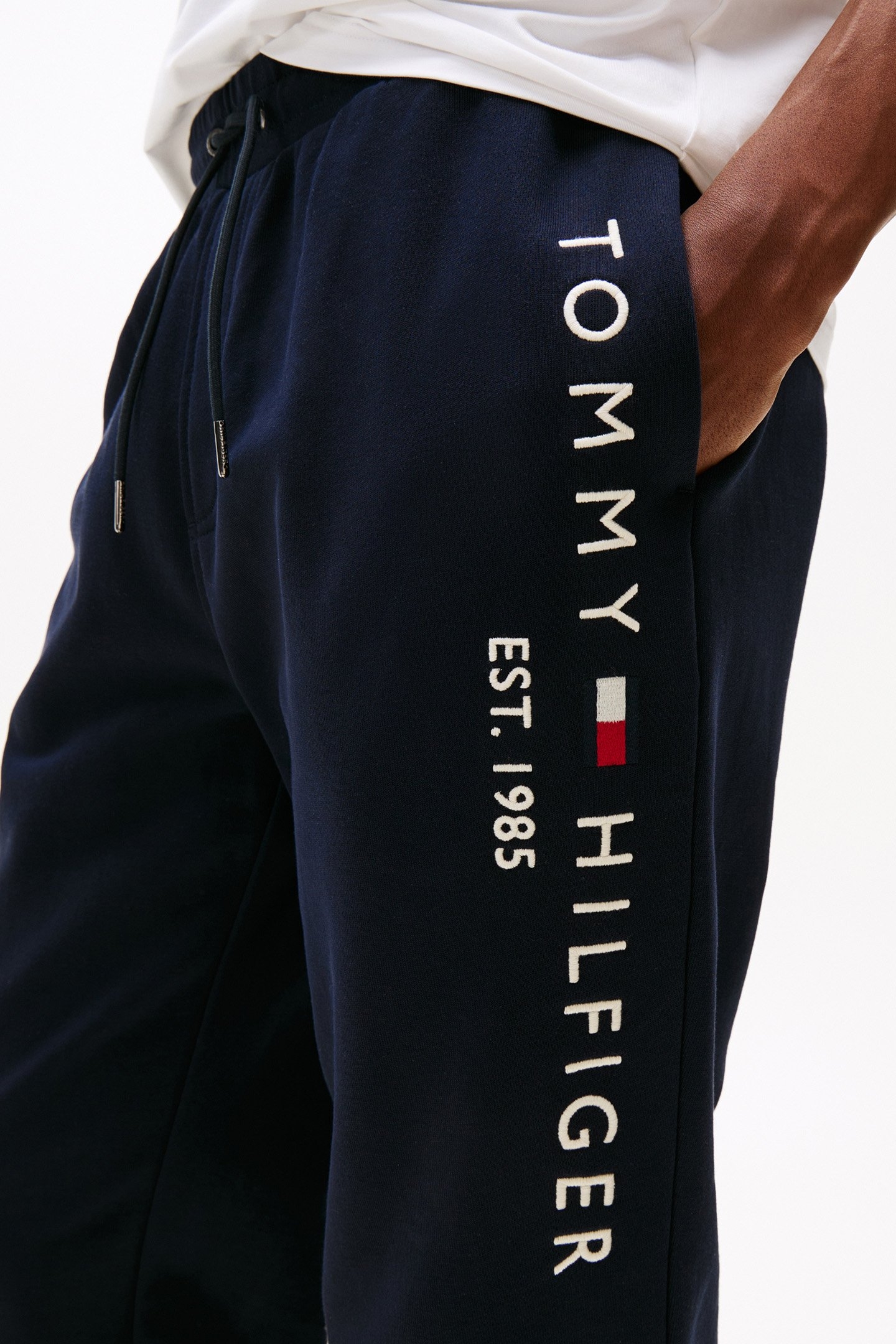 TOMMY LOGO RELAXED FIT SWEATPANT DESERT SKY 4