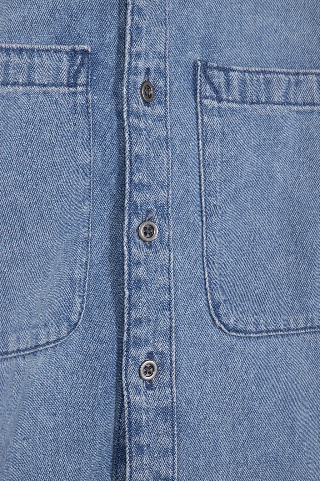 ANTICA BOXY DENIM LS SHIRT STONE WASH 4