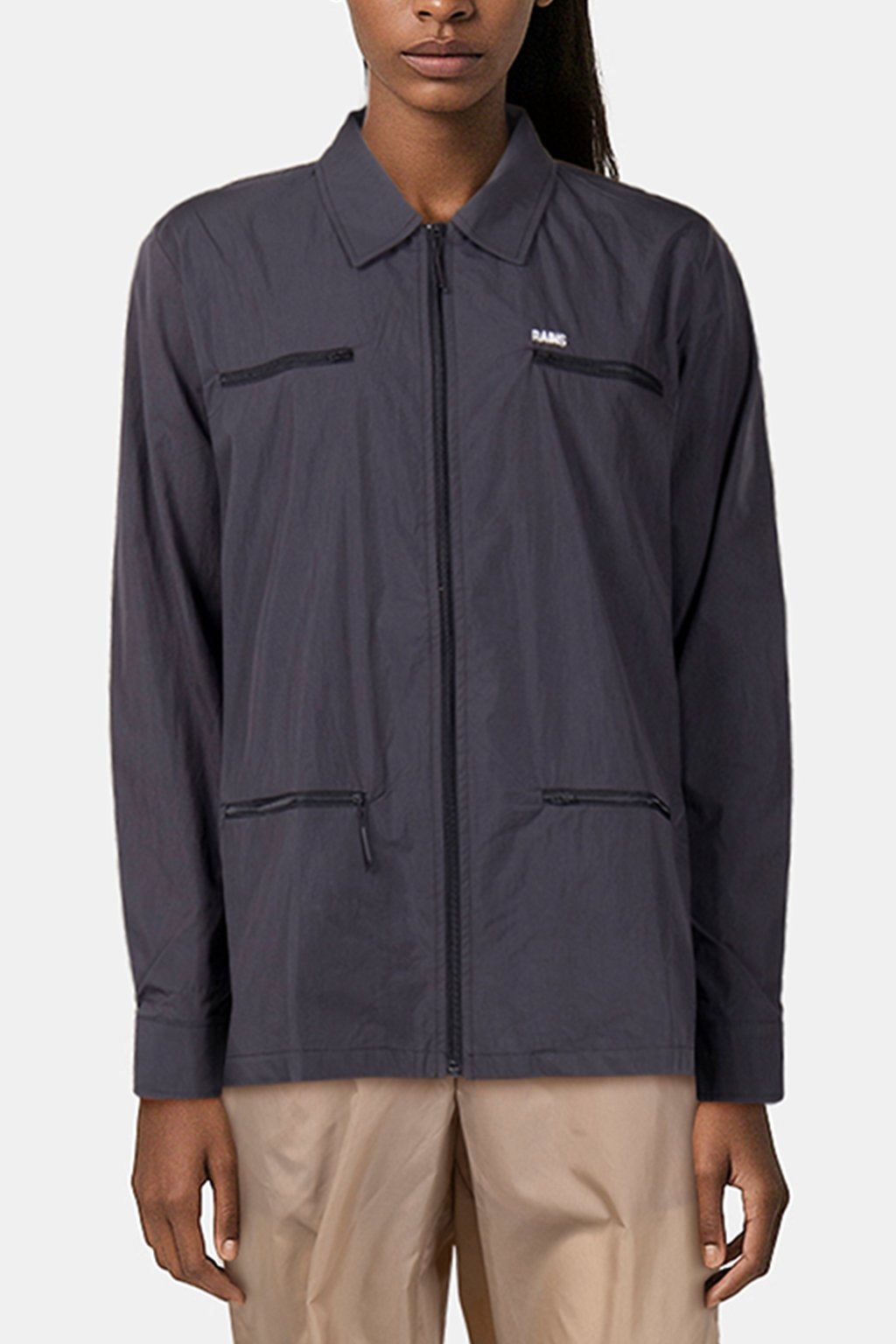 WOVEN SHIRT BLACK UNISEX 3