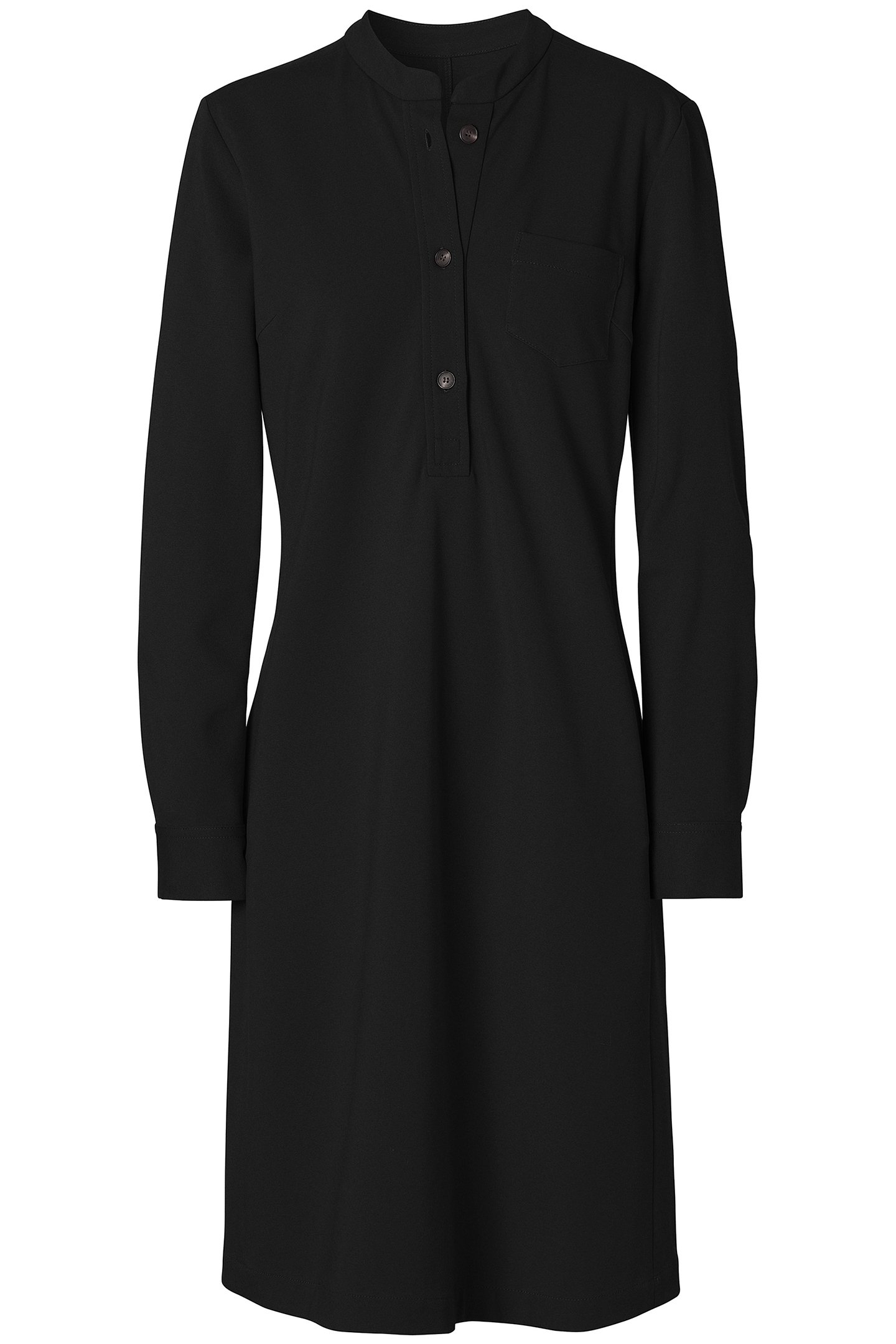 LACEY POLO DRESS BLACK 3