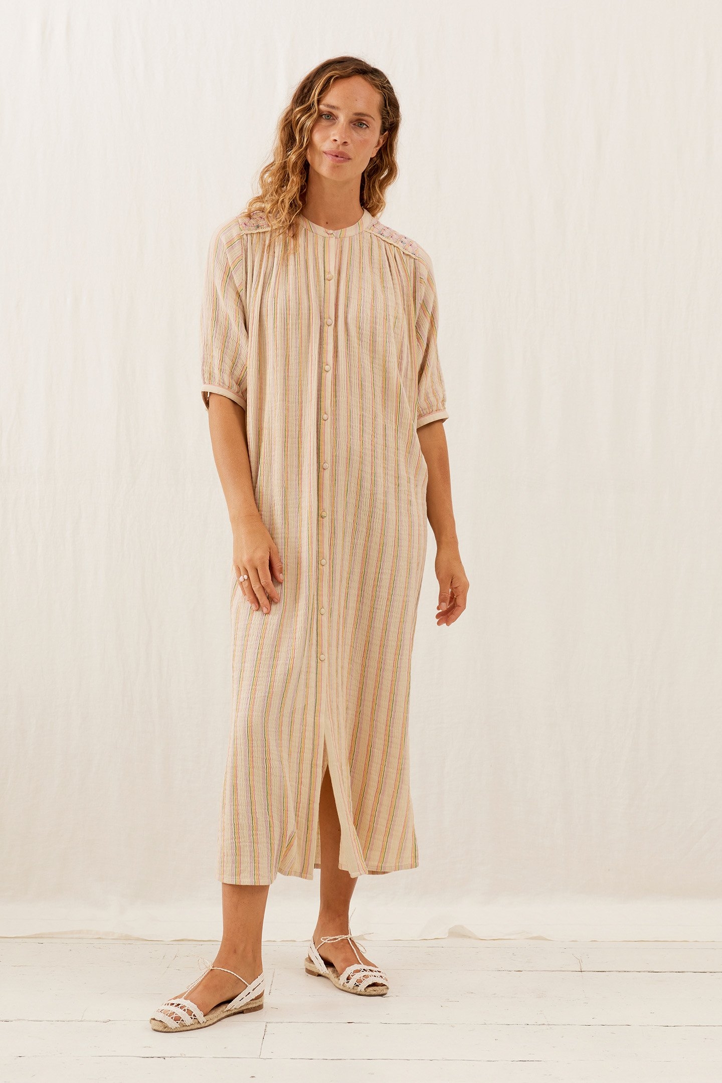 DRESS DEEPALINA MULTICO RAINBOW LINE 1