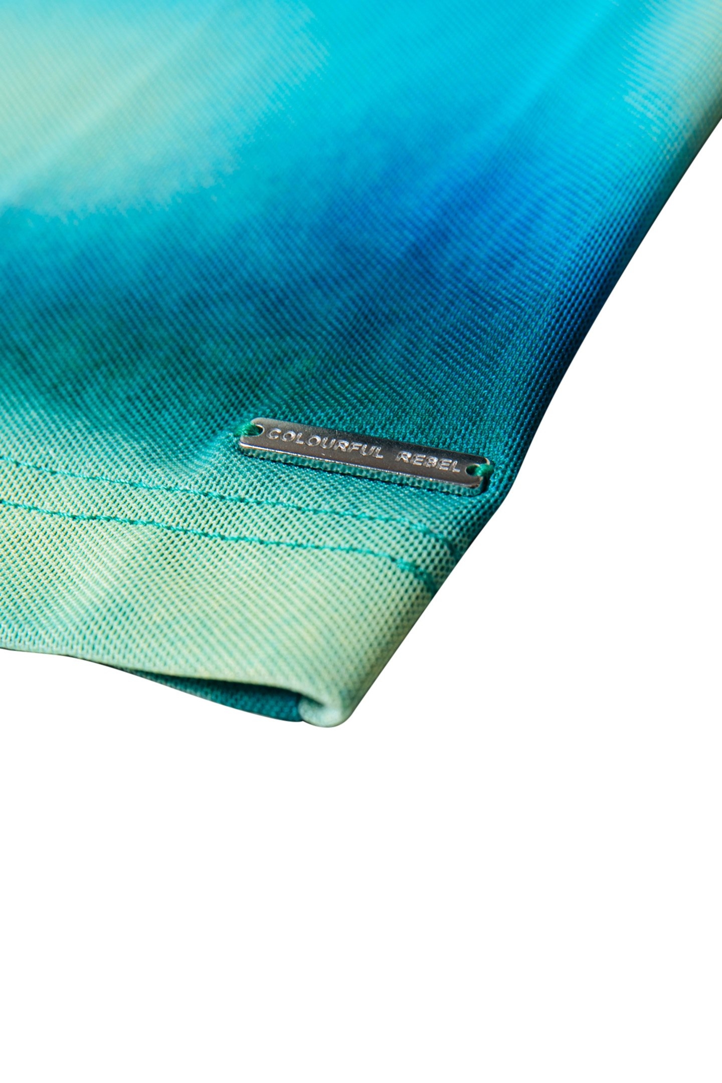 NEYO BLURRED TURTLENECK MESH TOP MULTICOLOR 3