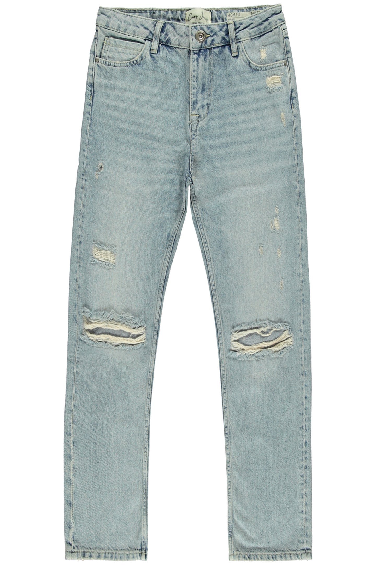 AMBER DENIM DESTROYED BLEACHED 3