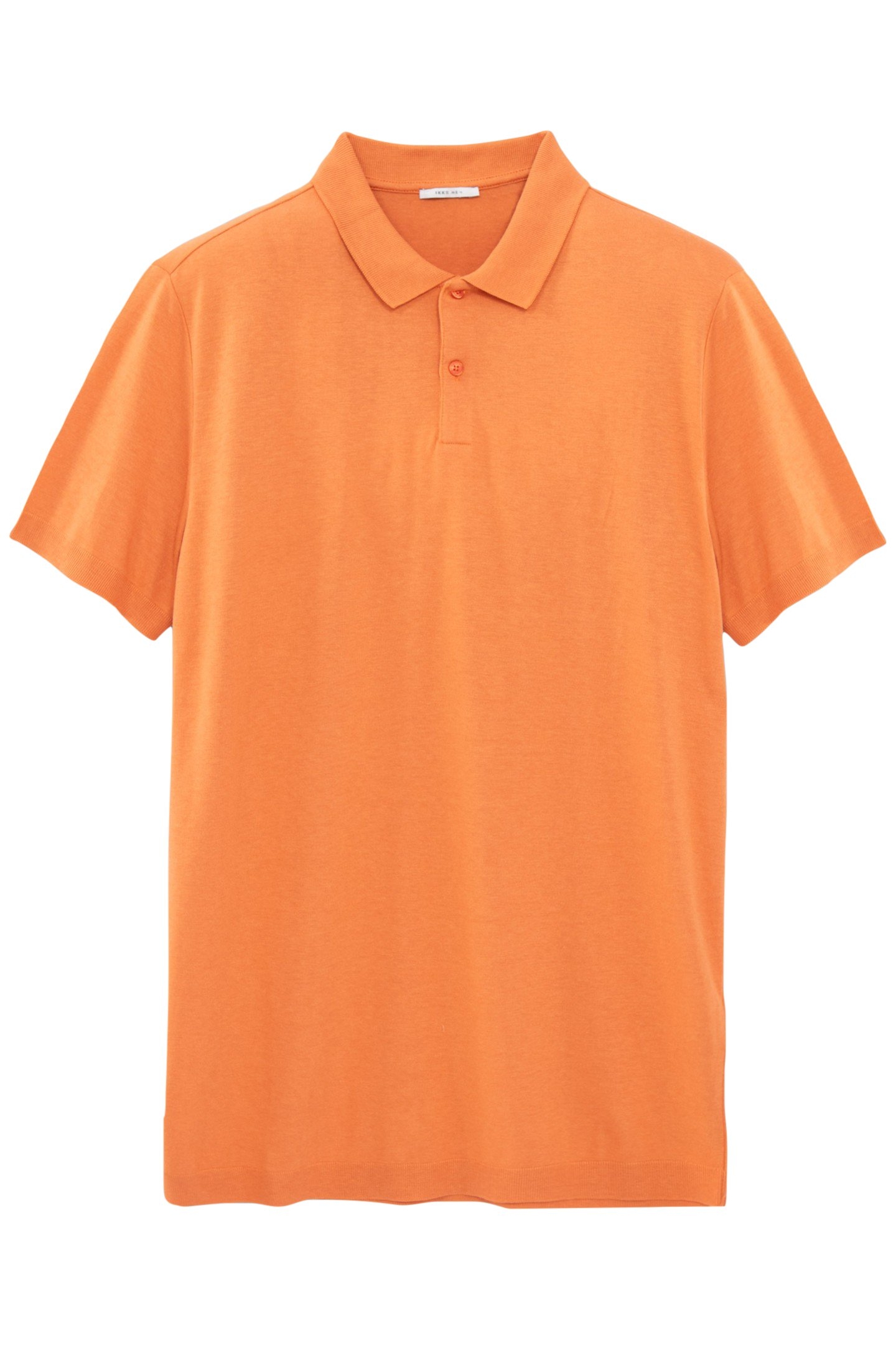 ORANGE COTTON MODAL BLEND POLO SHIRT 4