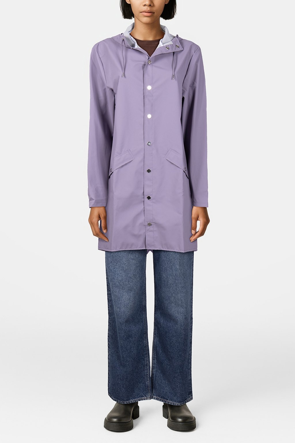 LONG JACKET W3 DUSTY PURPLE UNISEX 2