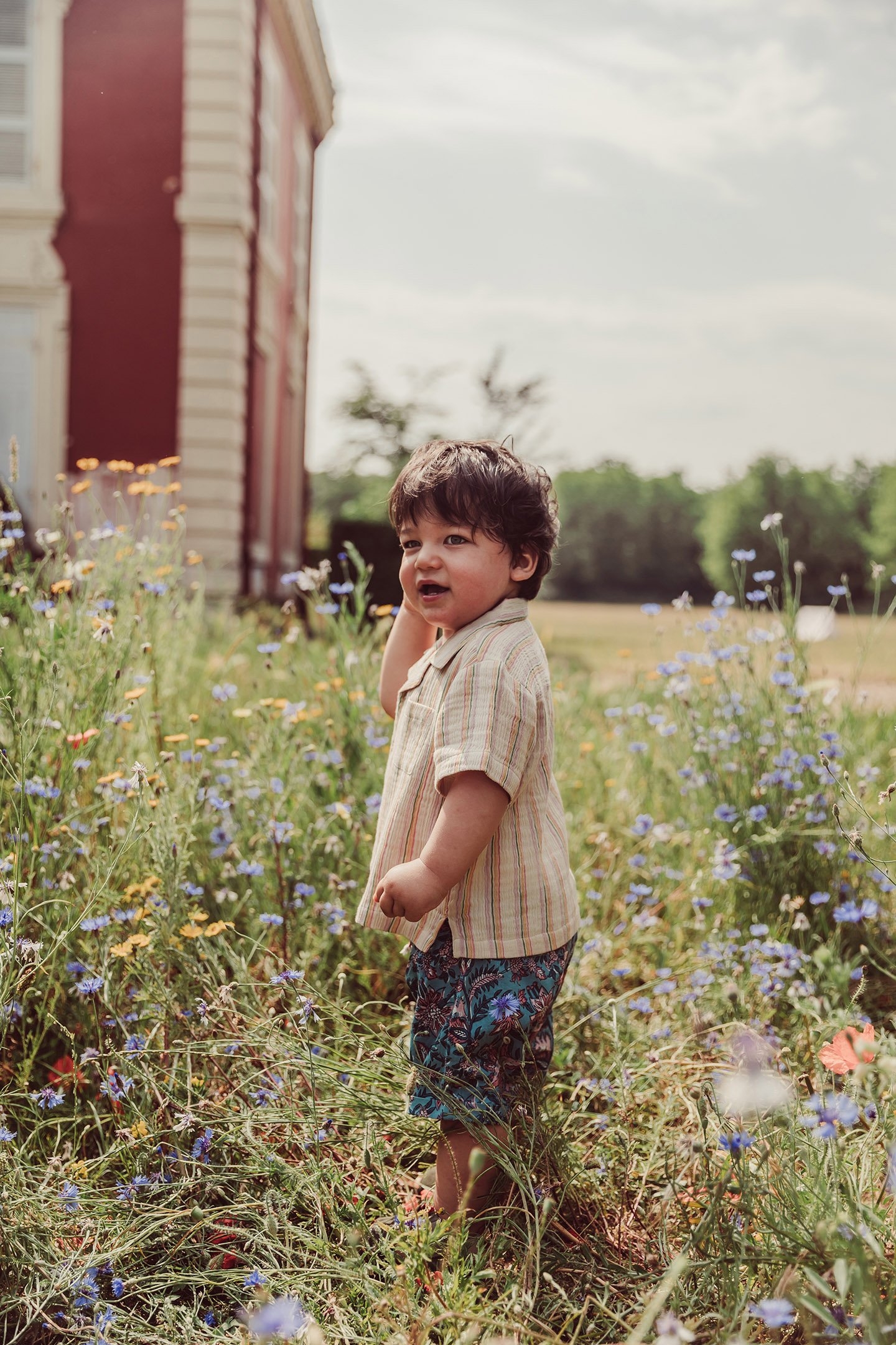 SHORTS ALIKI TEAL GARDEN OF EDEN 6