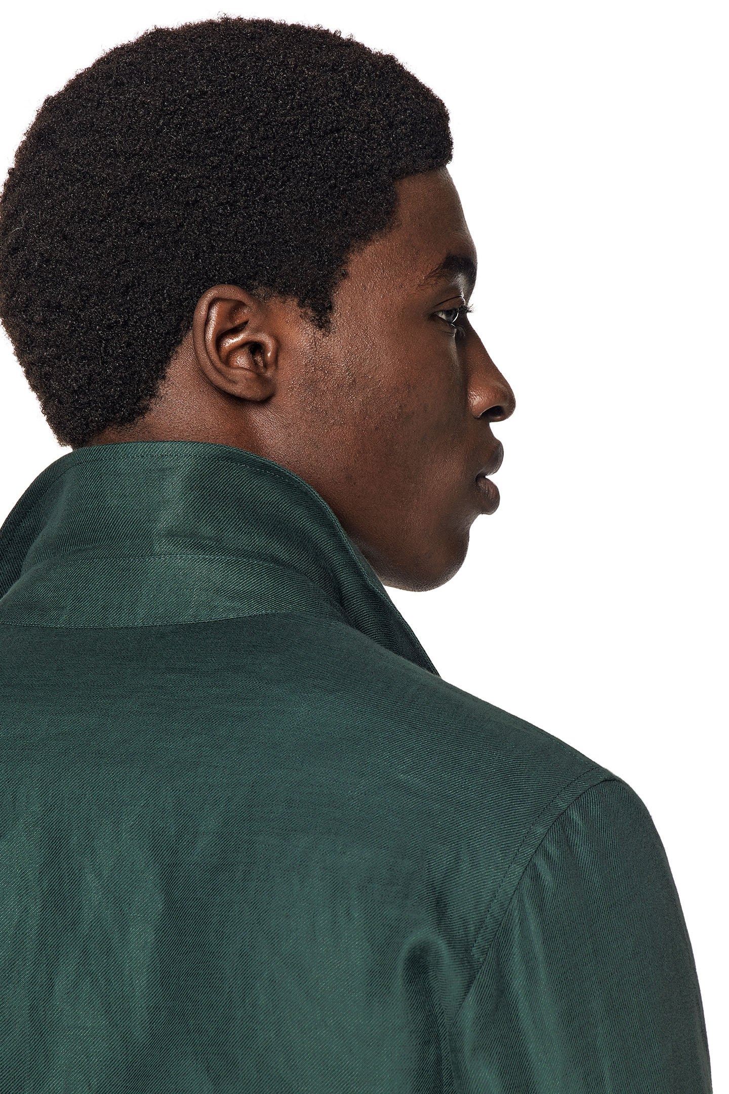 GREEN RELAXED FIT SAFARI JACKET GREEN 7