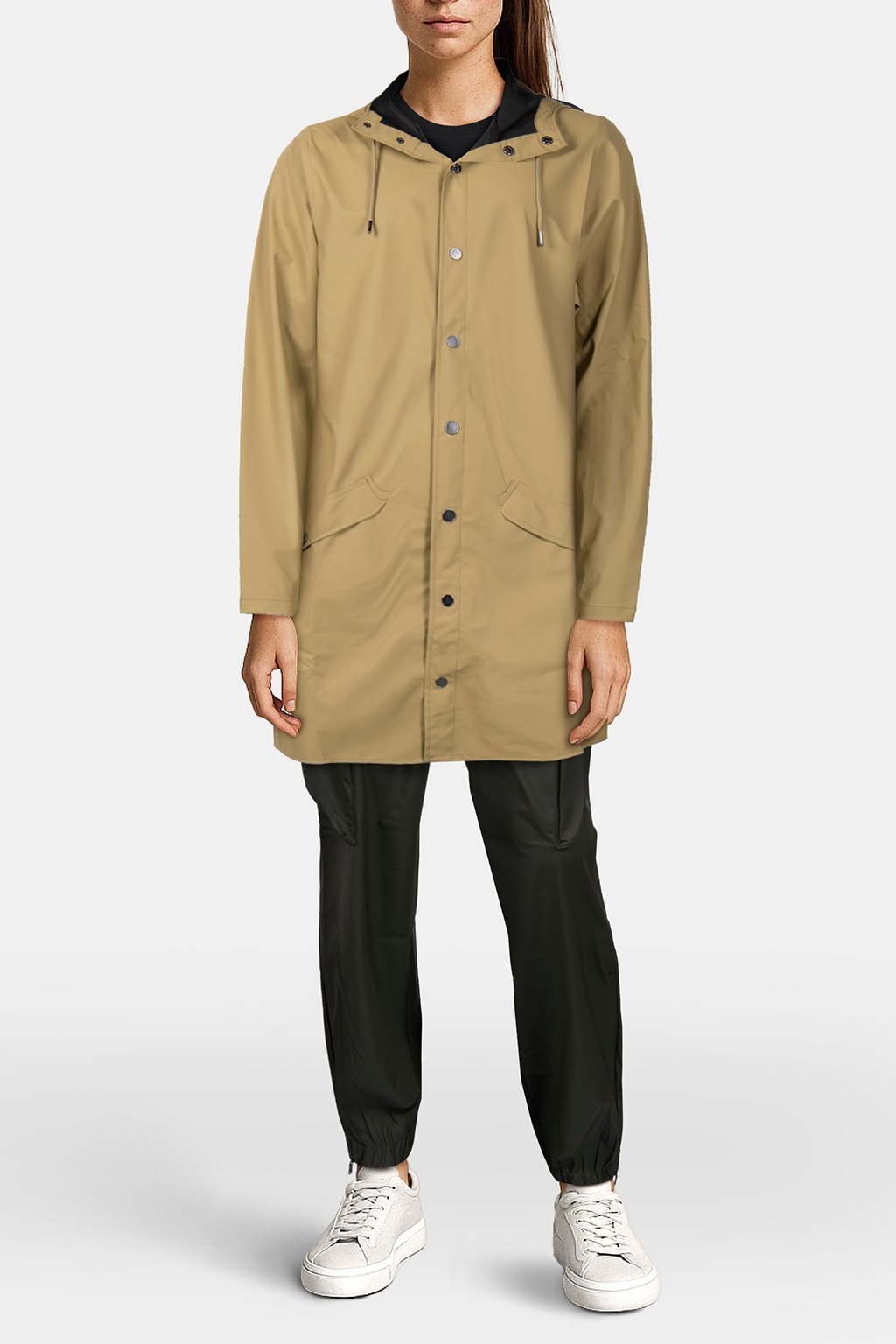LONG JACKET W3 KHAKI UNISEX 4