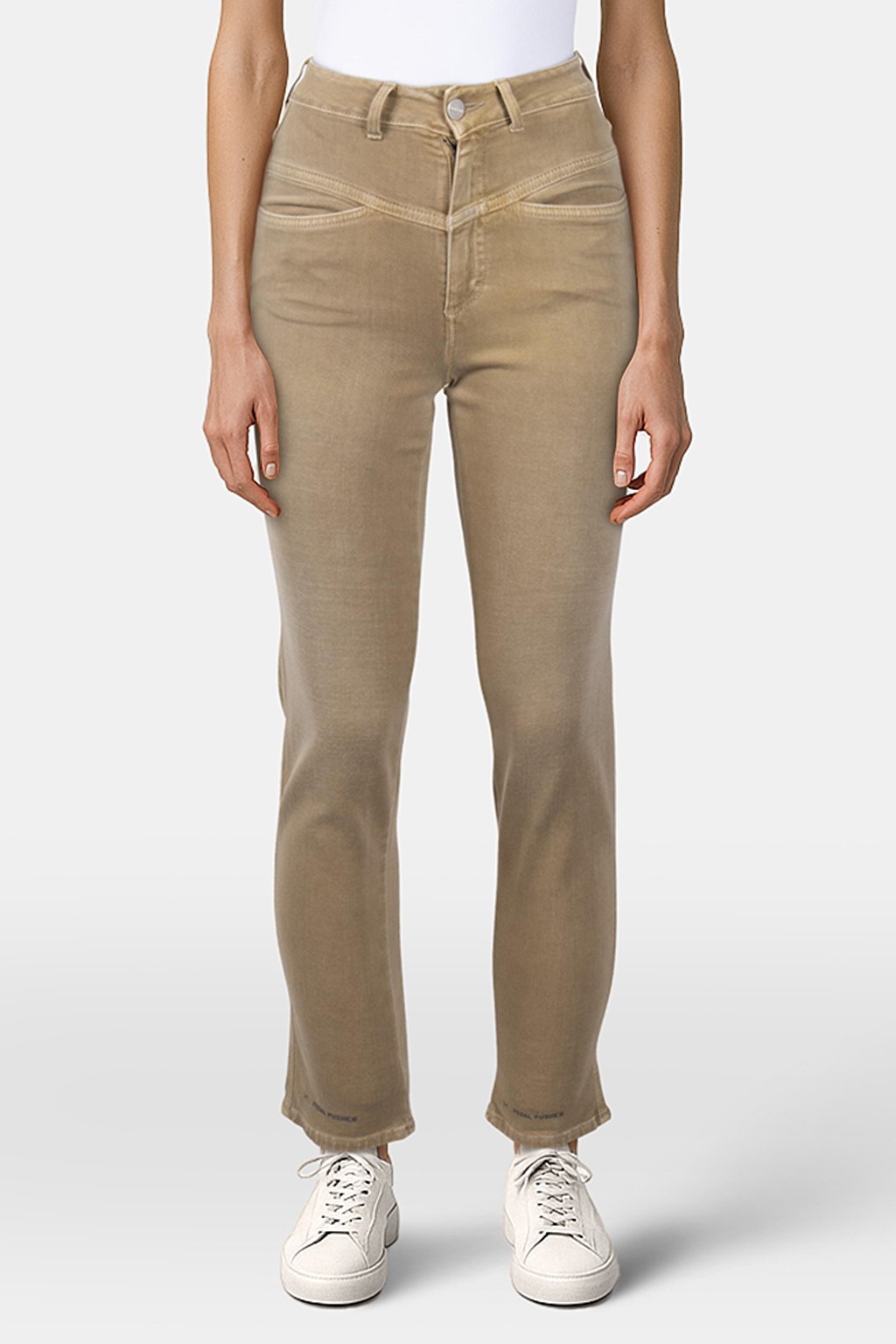 PEDAL PUSHER JEANS BROWN MARBLE 1