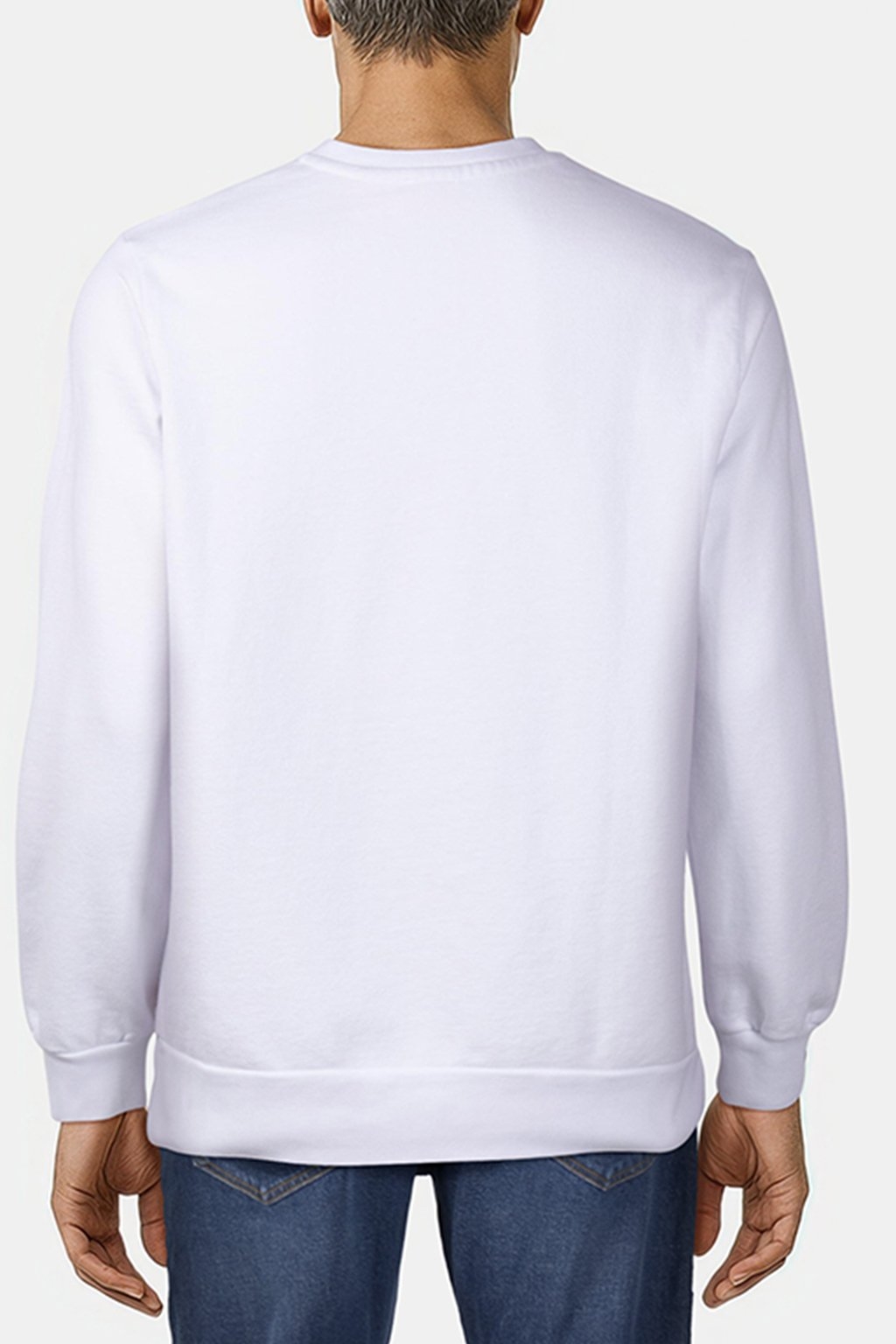 GRAPHIC SWEATSHIRT POSTER OUTLINE WHITE 2