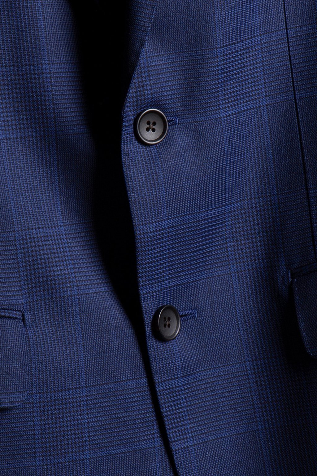 BLUE CHECKED TAILORED FIT HAVANA BLAZER 4