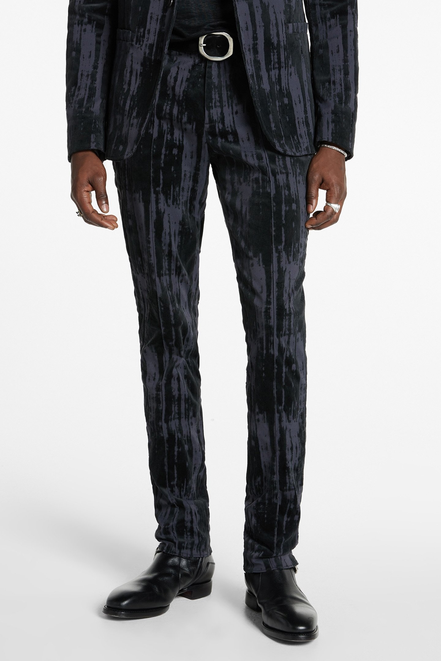 SLIM FIT STRAIGHT FIT PAN THISTLE 1