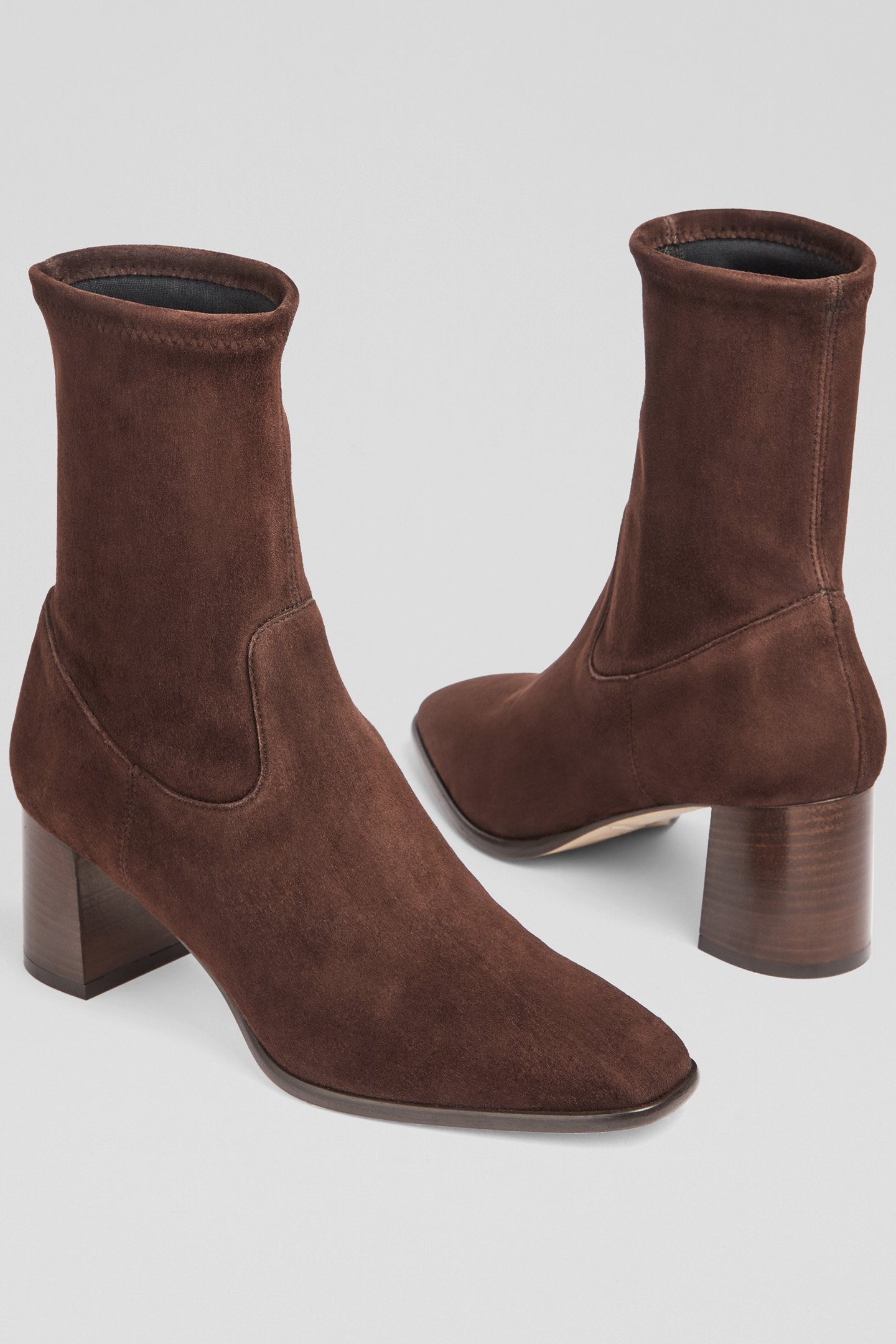 AB HARP BLOCK HEEL STRETC BROWN 3