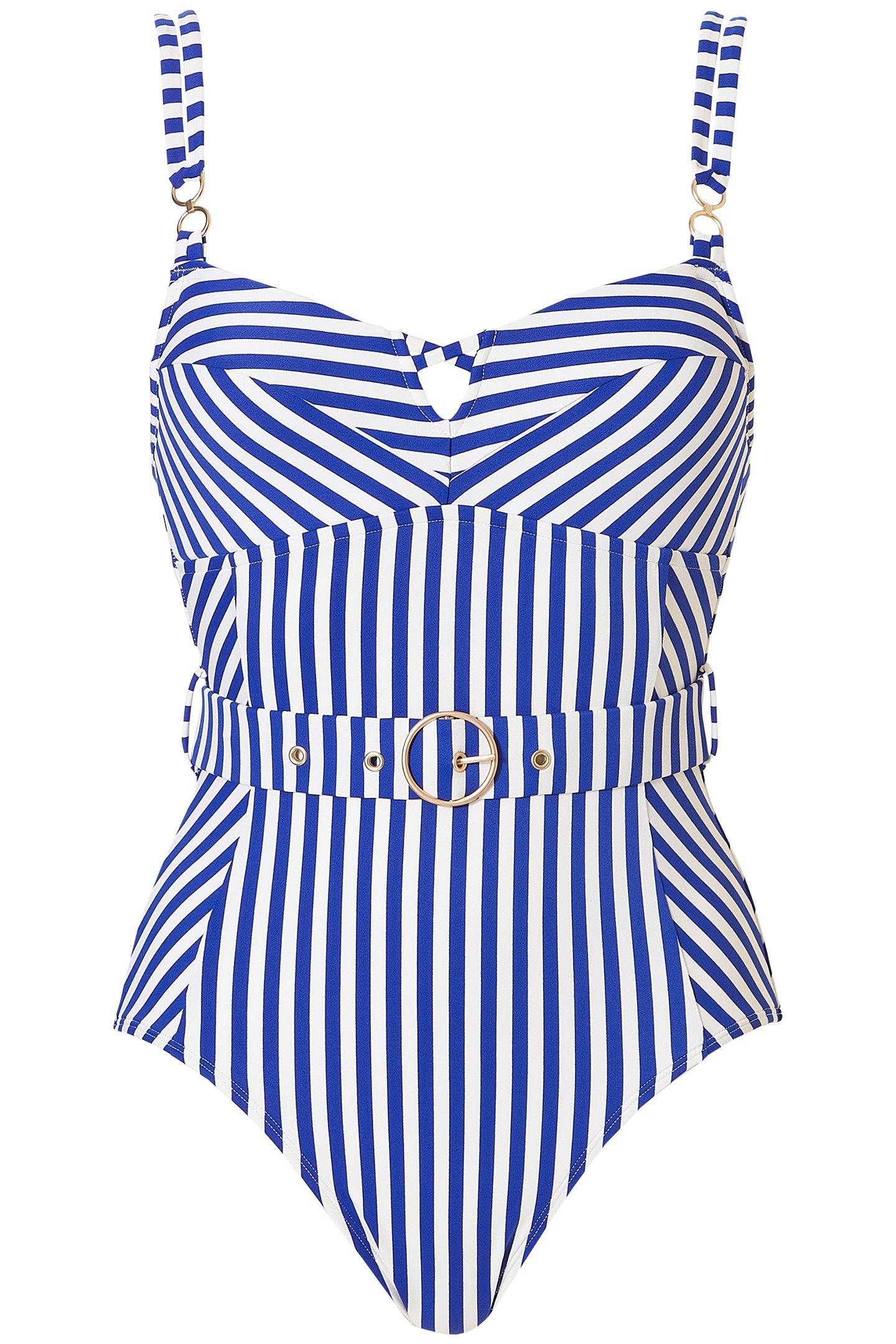 SW 1P WF TSHIRT BODIE SWIMSUIT SAINT MA BLUE / BEIGE 1