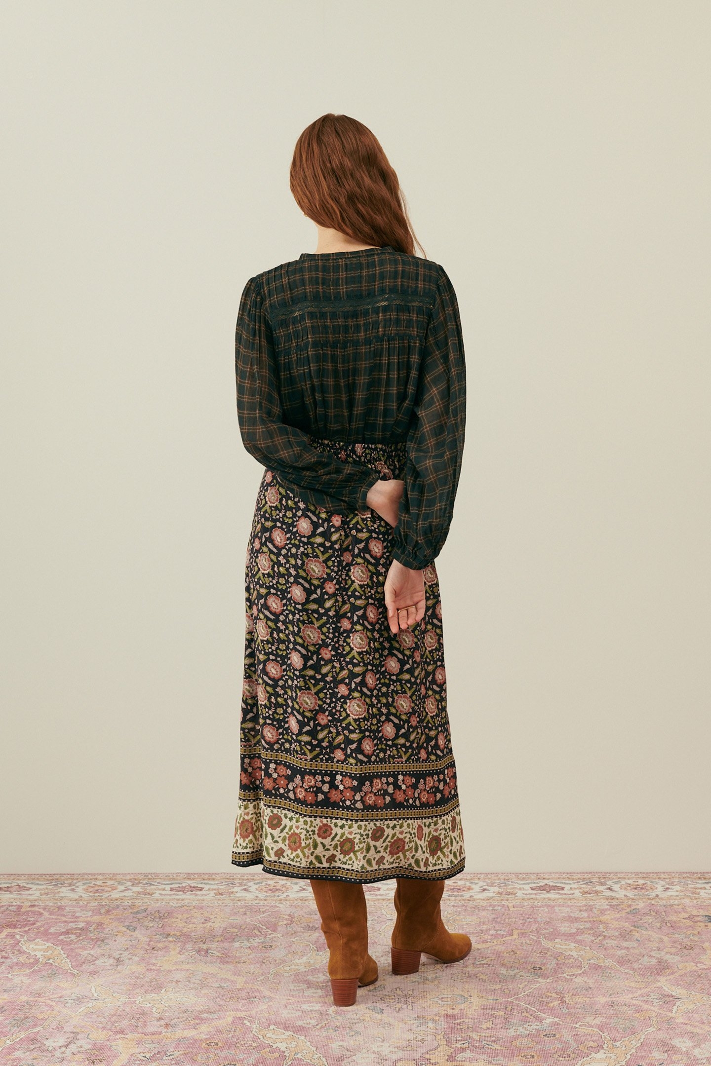 SHIRT JALLY CHARCOAL CHECKS 2