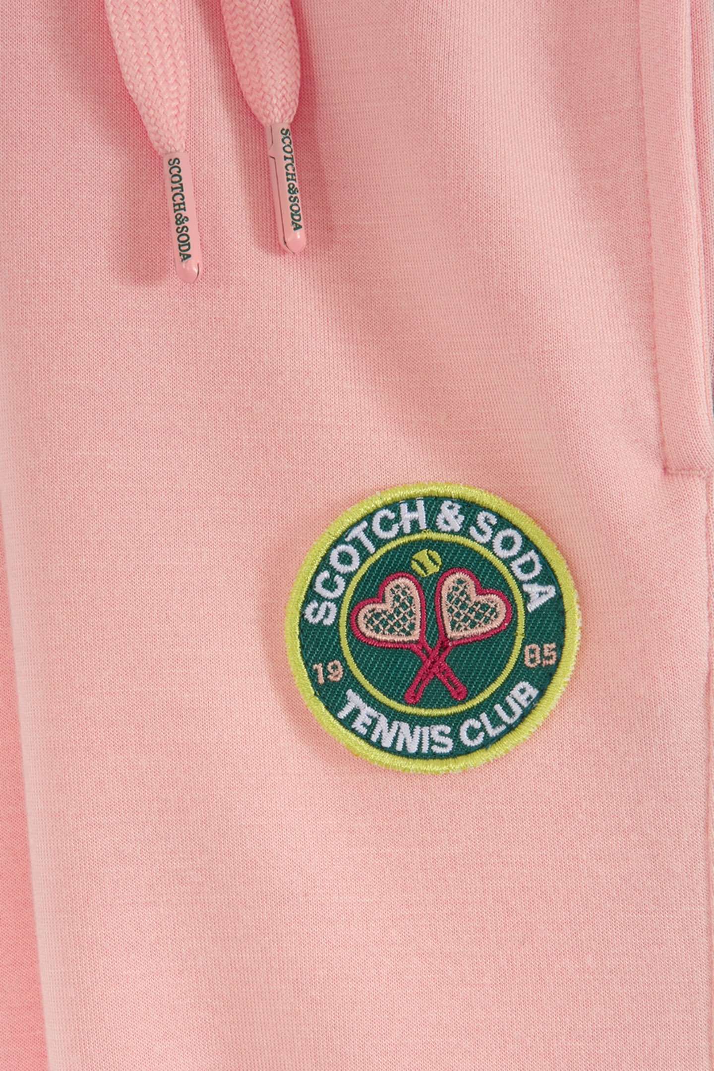 S&S GIRLS TENNIS GROUP DOUBLE KNIT TRACK PANT LT PASTEL PINK 3